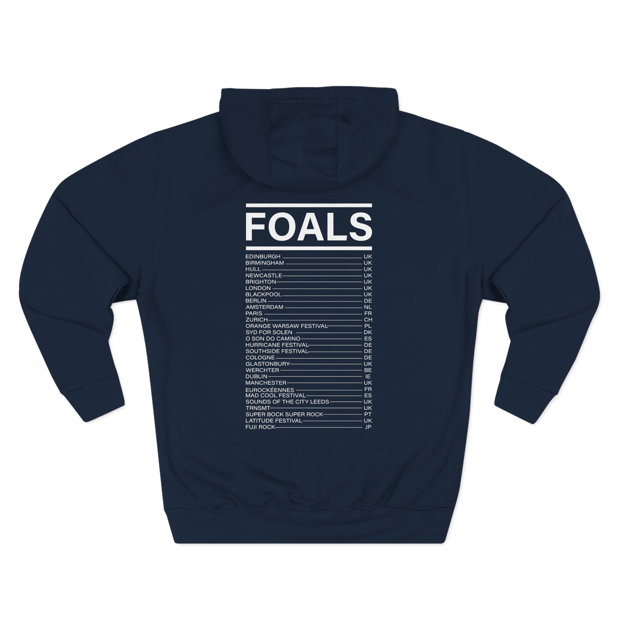 Foals Red Rose Three-Panel Fleece Hoodie