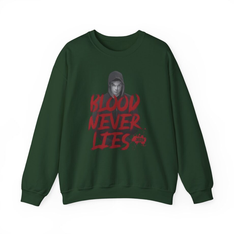 Dexter Blood Never Lies Unisex Heavy Blend™ Crewneck Sweatshirt