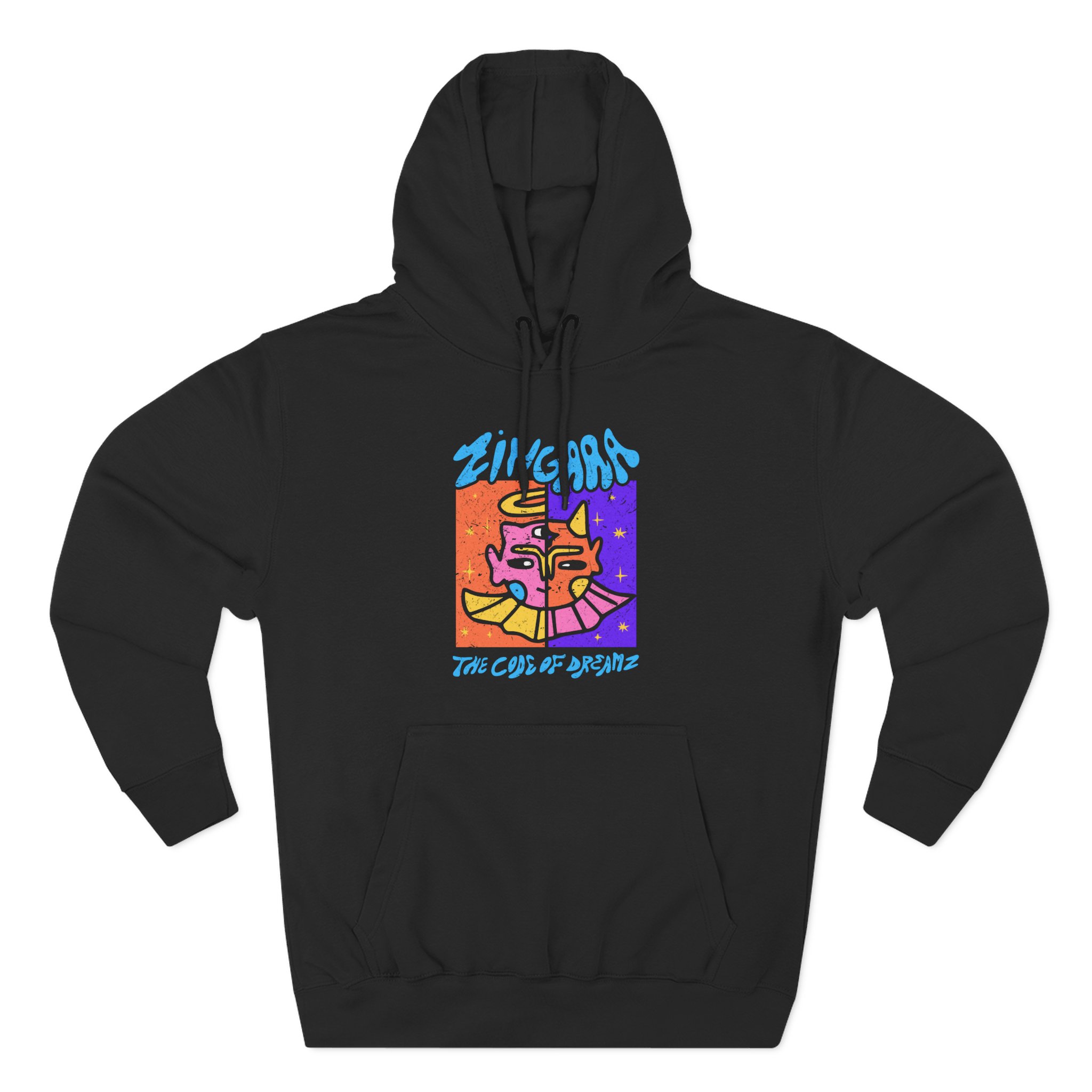 Zingara Good and Evil Three-Panel Fleece Hoodie