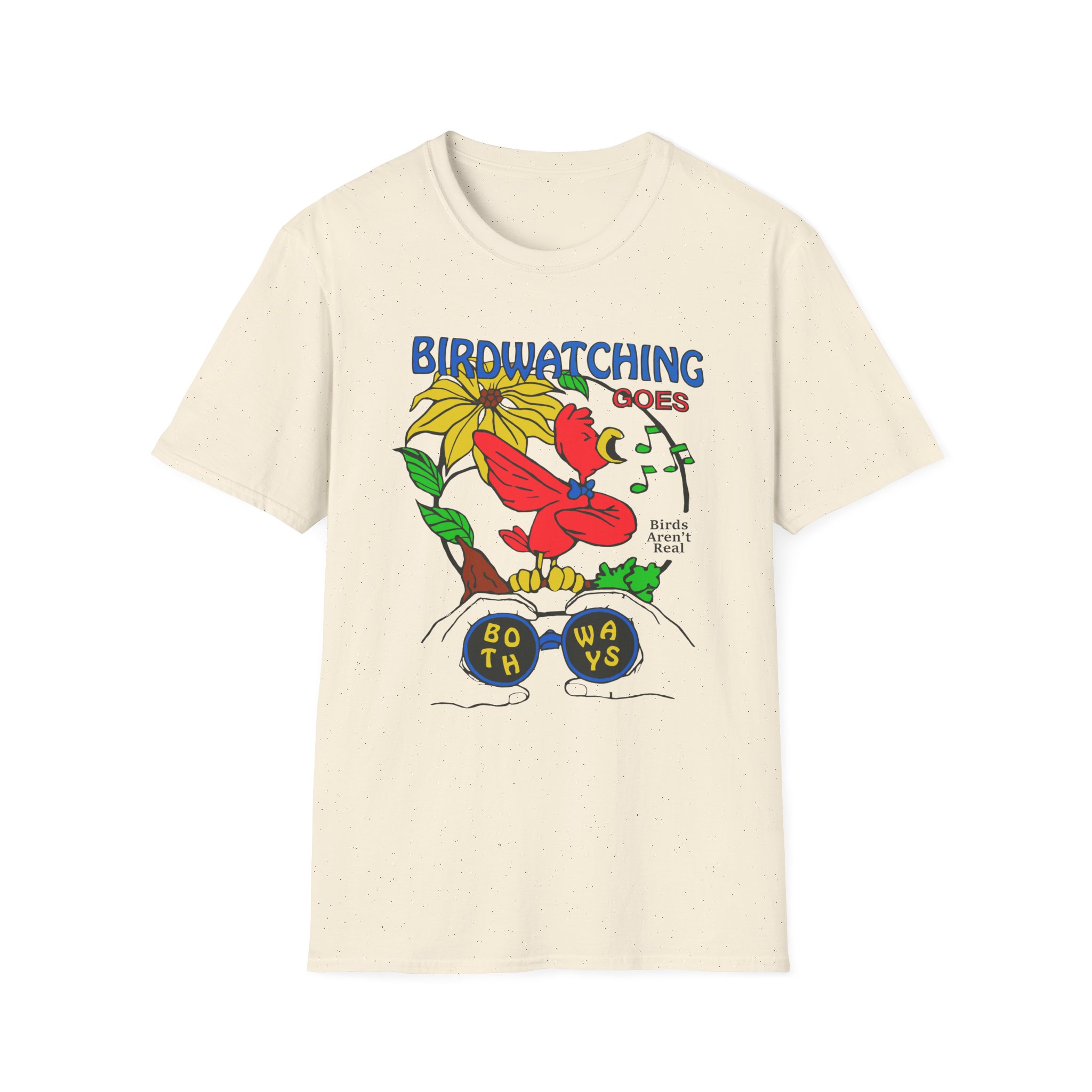 Birds Arent Real Unisex Softstyle T-Shirt