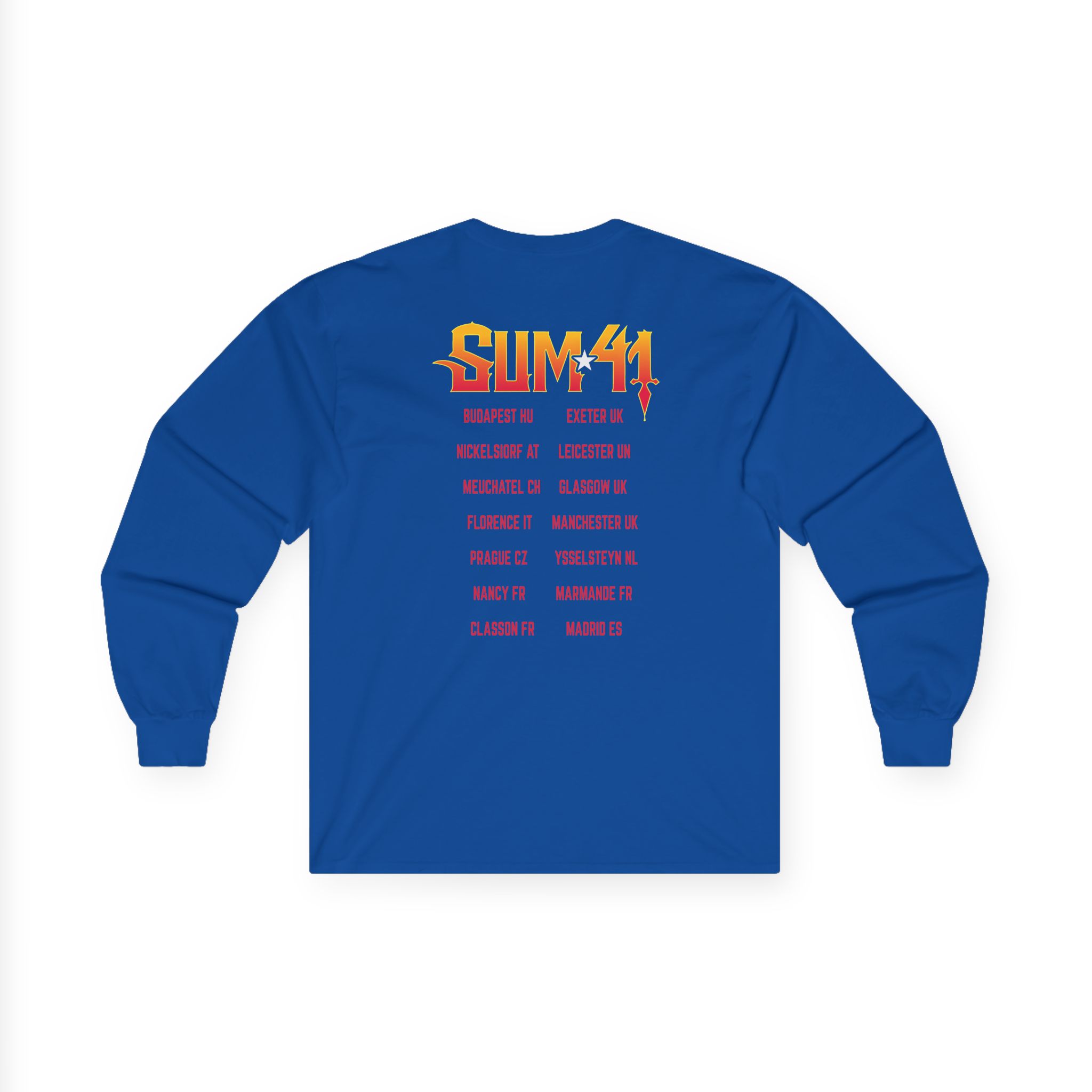 Sum 41 Out for Blood Unisex Ultra Cotton Long Sleeve Tee