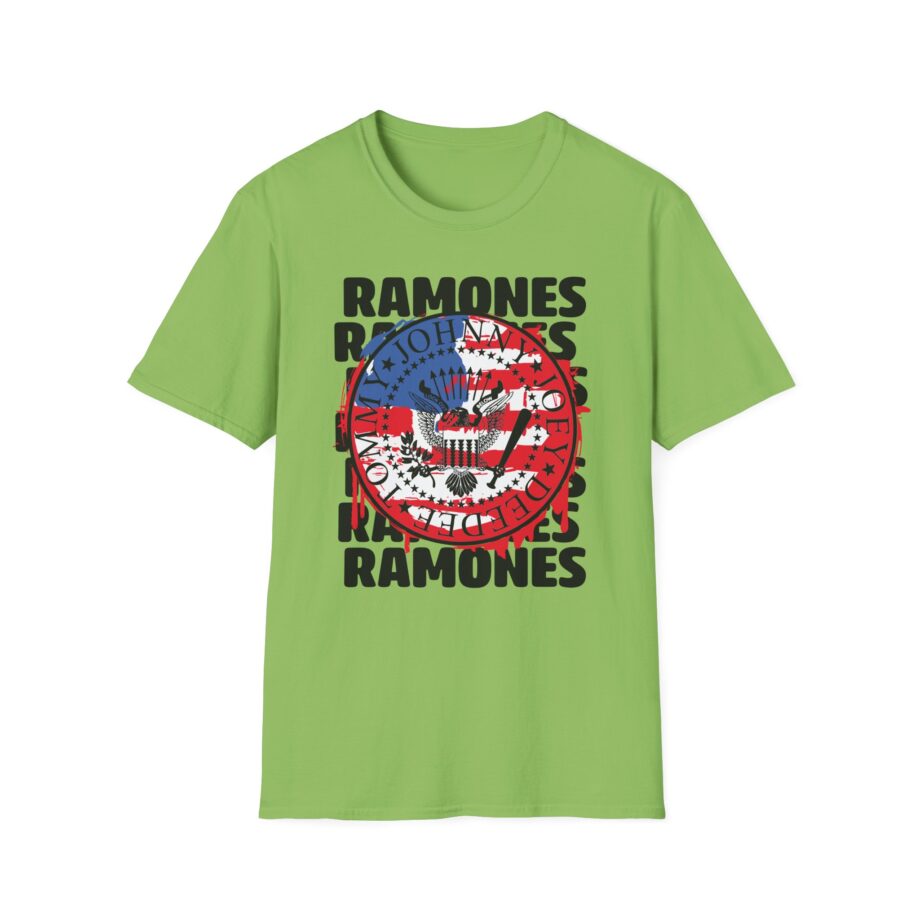 Ramones US Flag Unisex Softstyle T-Shirt