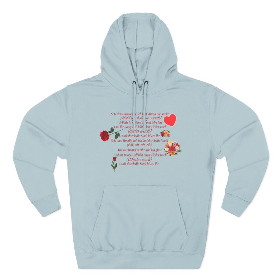Papaplatte BIS ZU IHR Three-Panel Fleece Hoodie