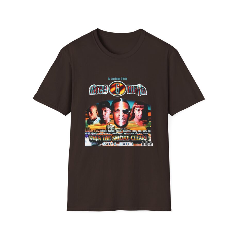 Three 6 Mafia When the Smoke Clears Unisex Softstyle T-Shirt