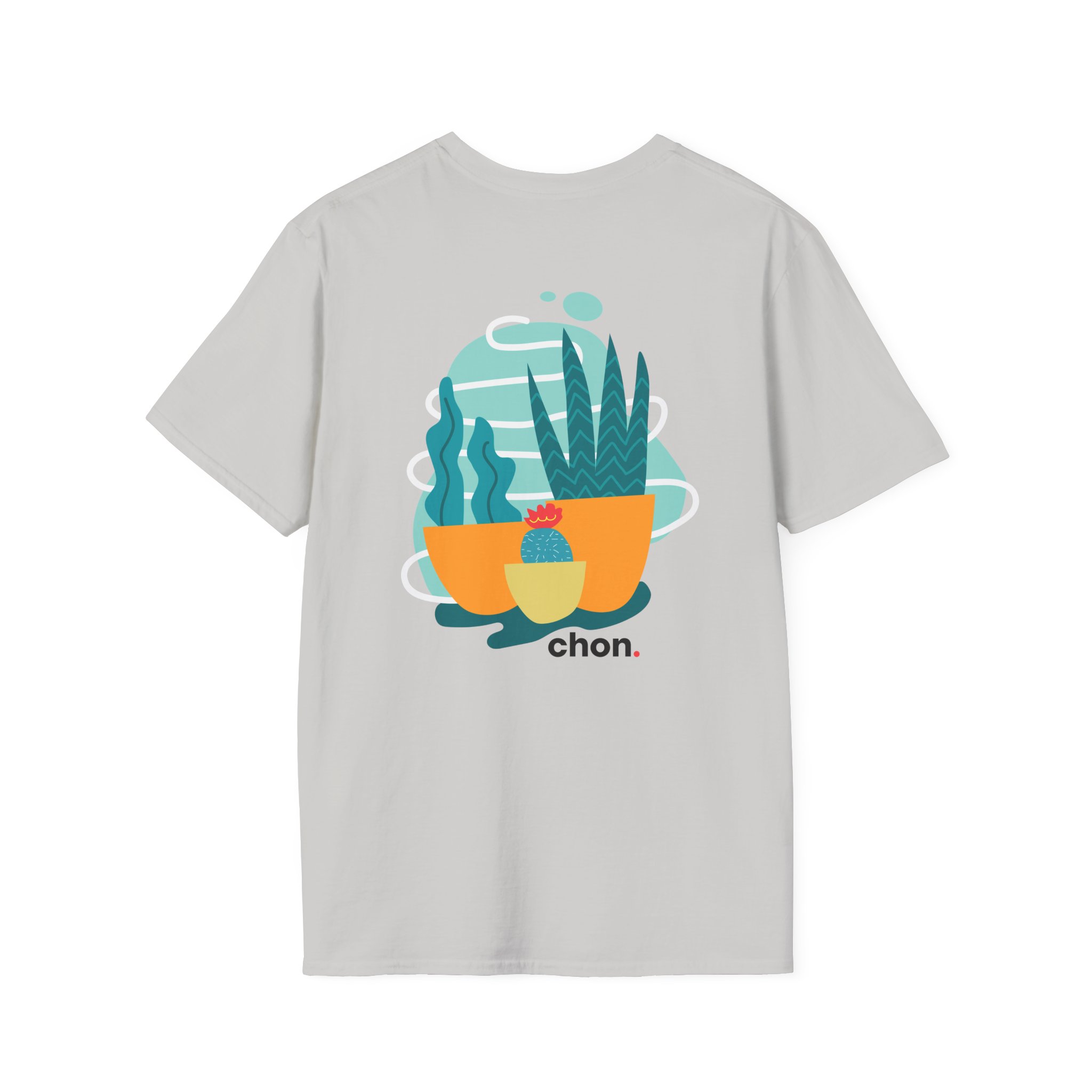 Chon Succulents Pigment Lemon Unisex Softstyle T-Shirt