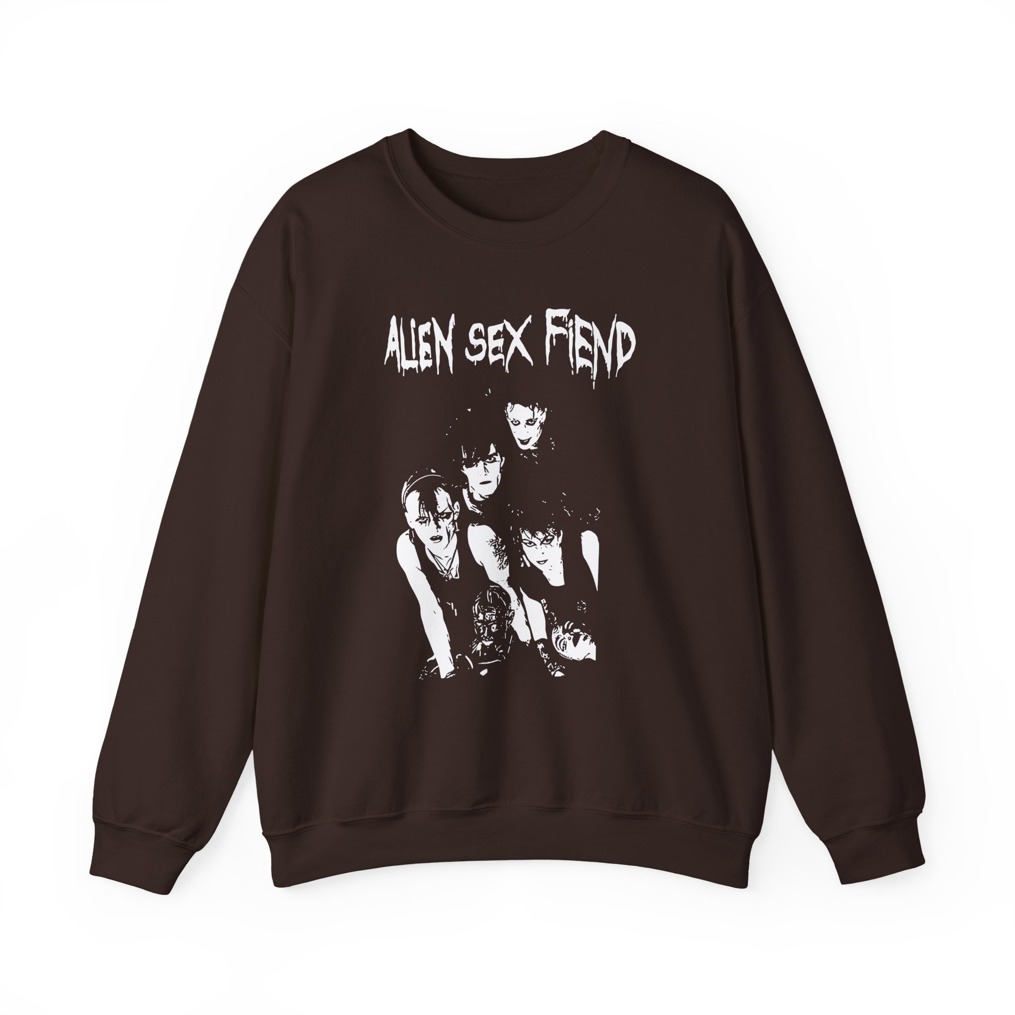 Alien Sex Fiend Band Photo Unisex Heavy Blendâ„¢ Crewneck Sweatshirt
