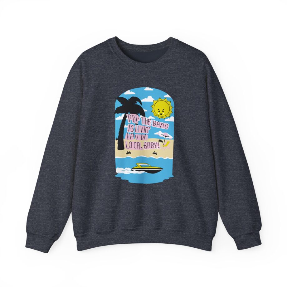 Pup La Vida Loca Unisex Heavy Blend™ Crewneck Sweatshirt