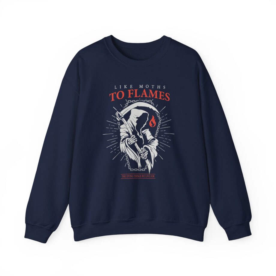 Like Moths to Flames Unisex Heavy Blend™ Crewneck Sweatshirt