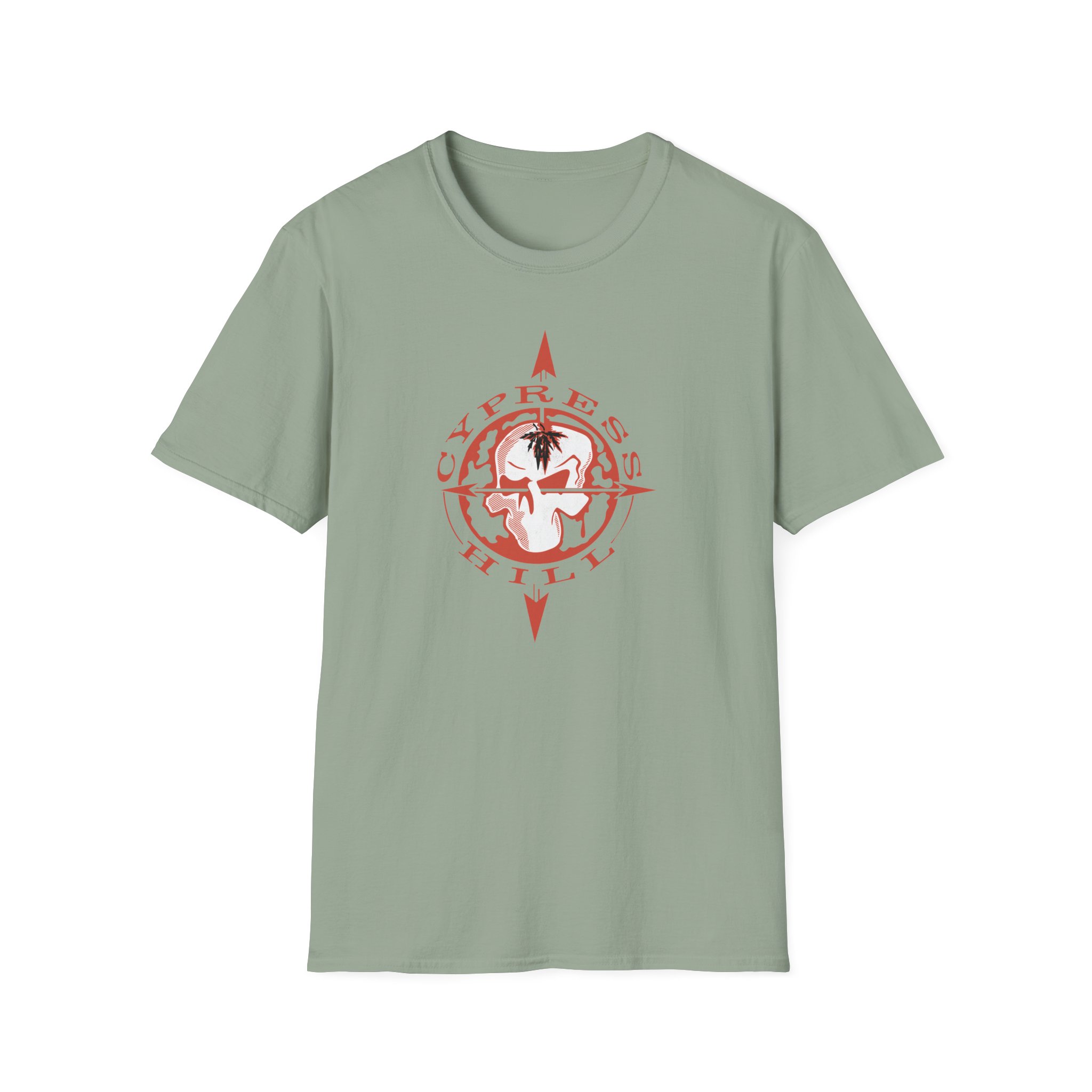 Cypress Hill Skull N Compass Unisex Softstyle T-Shirt