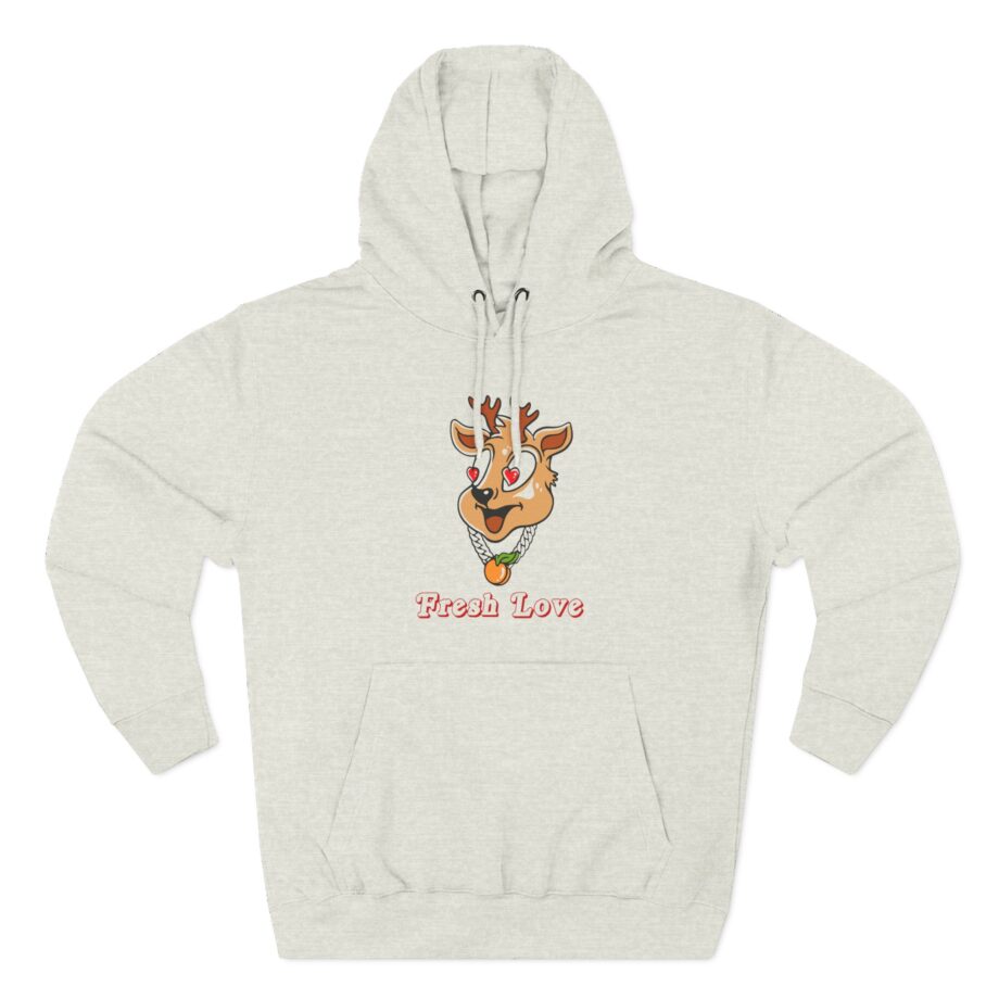 Fresh Love Dough in Love Three-Panel Fleece Hoodie