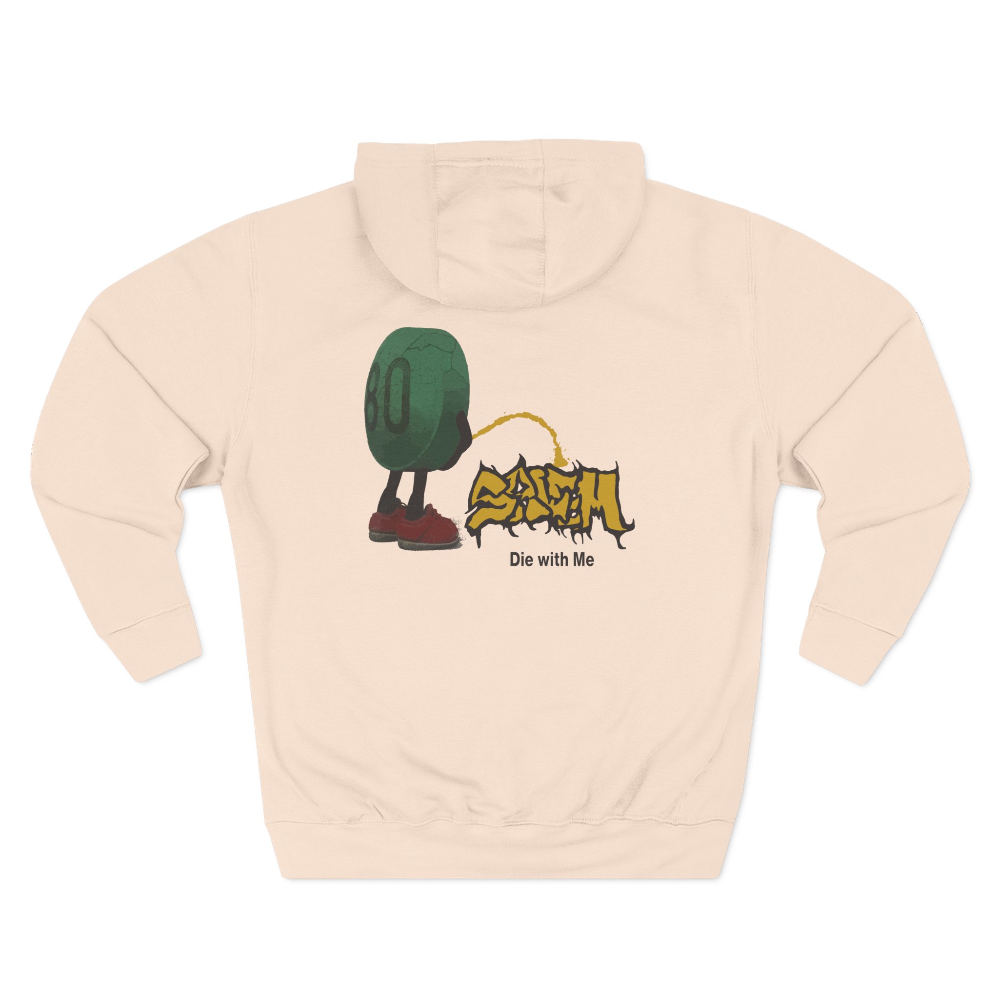 Salem die with me pill Three-Panel Fleece Hoodie