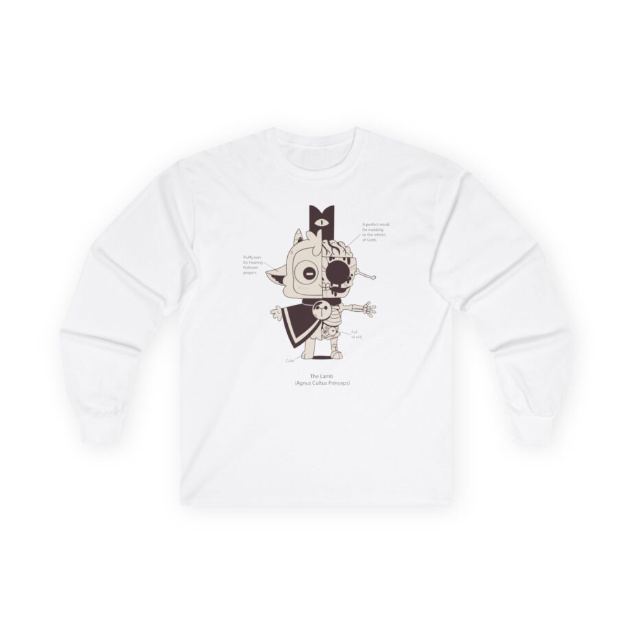 Cult of the Lamb Anatomy of the Lamb Unisex Ultra Cotton Long Sleeve Tee
