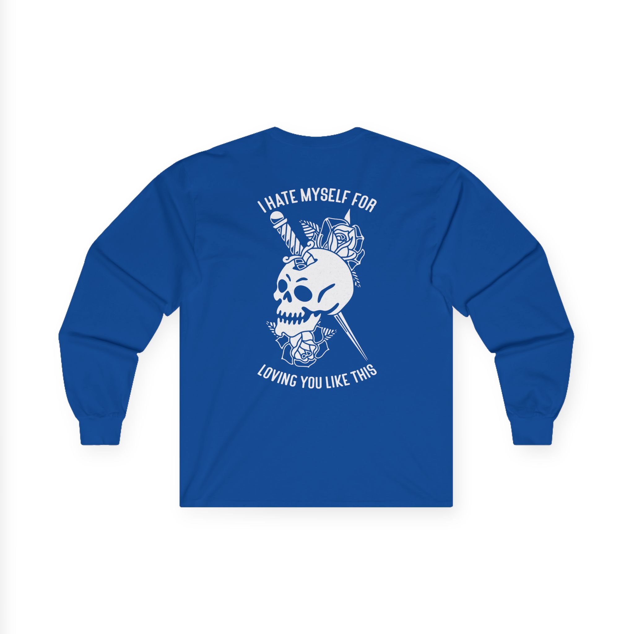 Bayside Dagger Skull Unisex Ultra Cotton Long Sleeve Tee