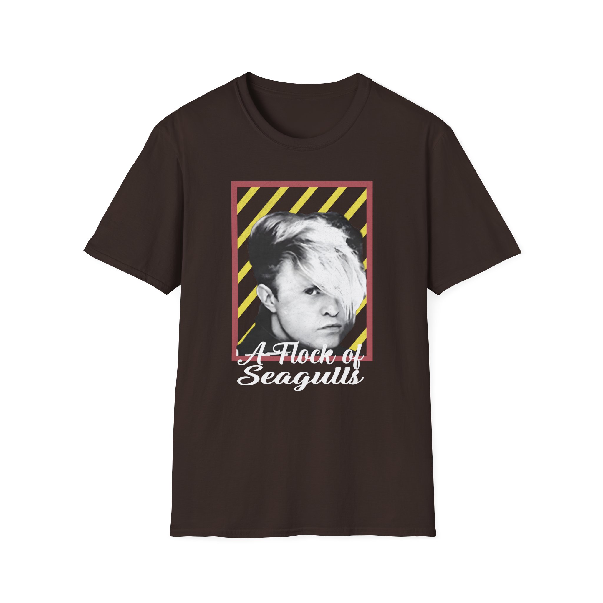 A Flock of Seagulls Neon Unisex Softstyle T-Shirt