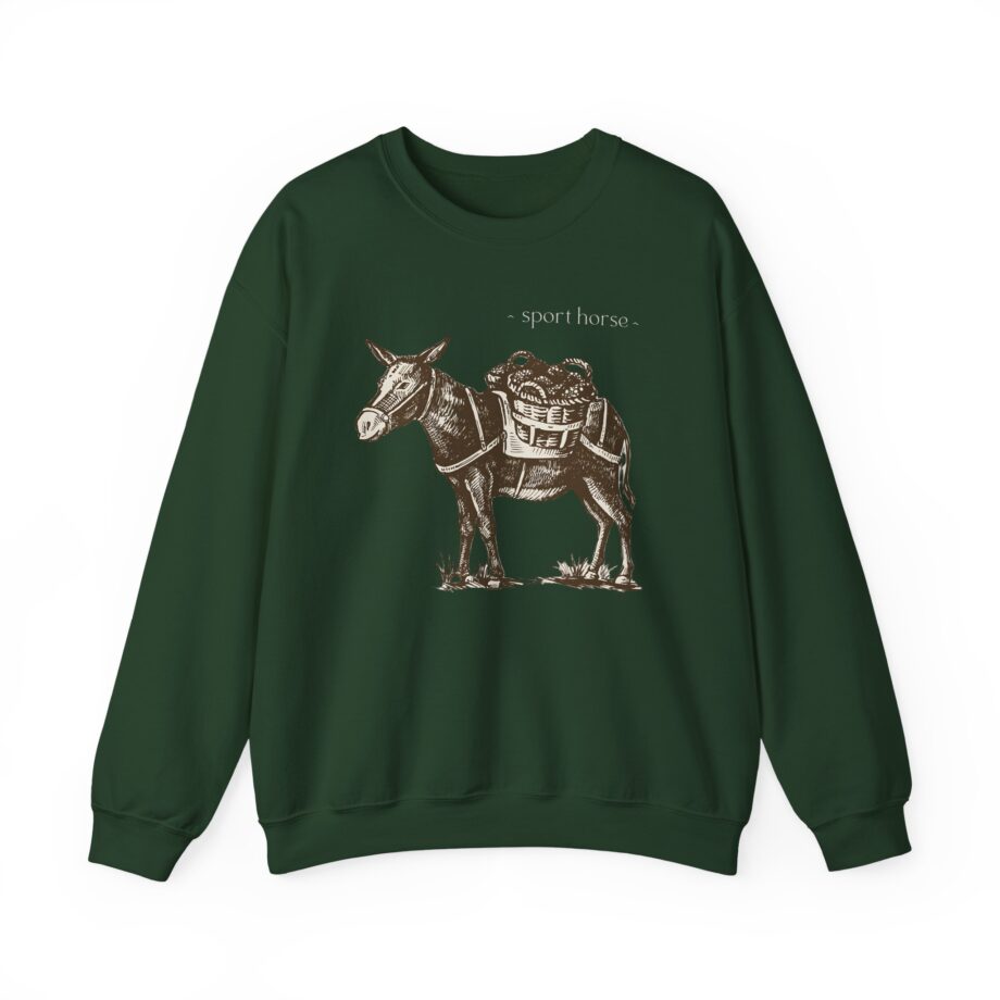 Mumbo Jumbo Sport Horse Unisex Heavy Blend™ Crewneck Sweatshirt
