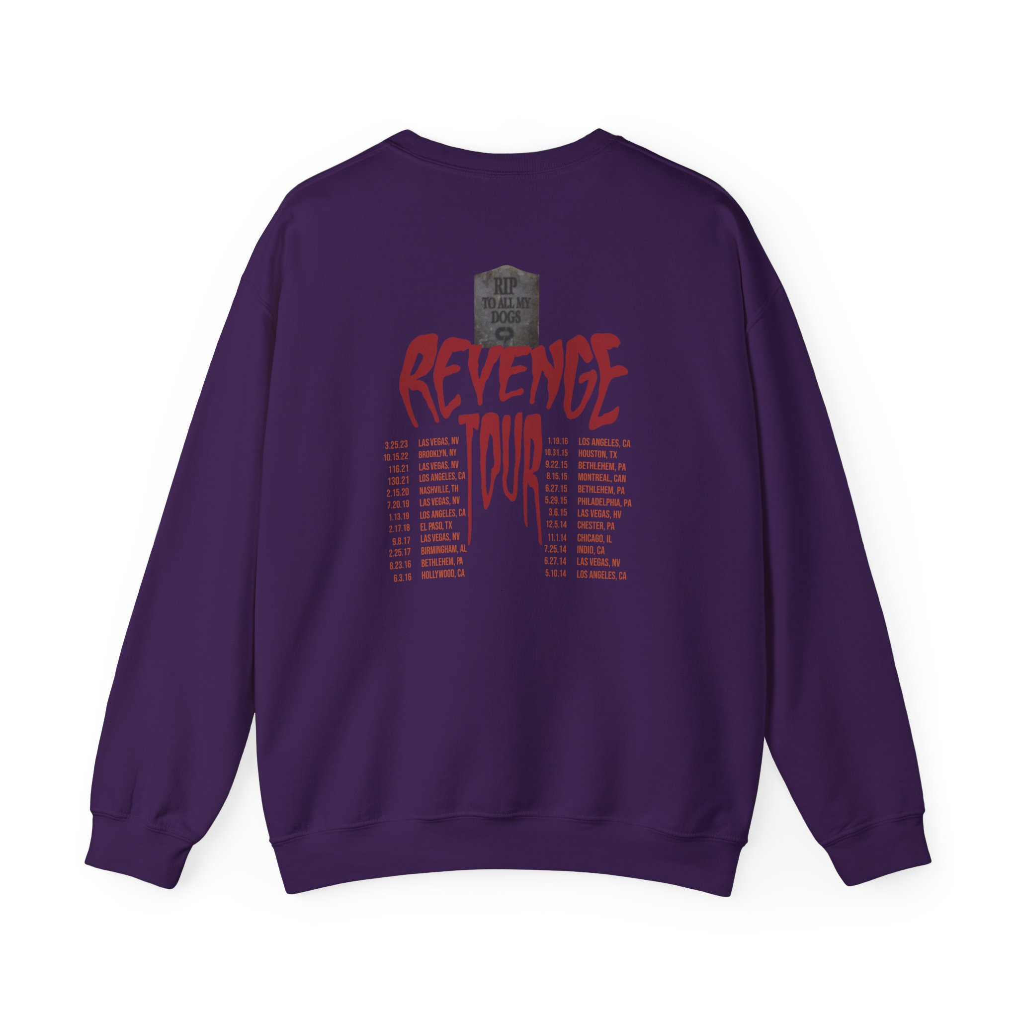 Caleb Plant 10 Year Anniversary Revenge Tour Unisex Heavy Blendâ„¢ Crewneck Sweatshirt