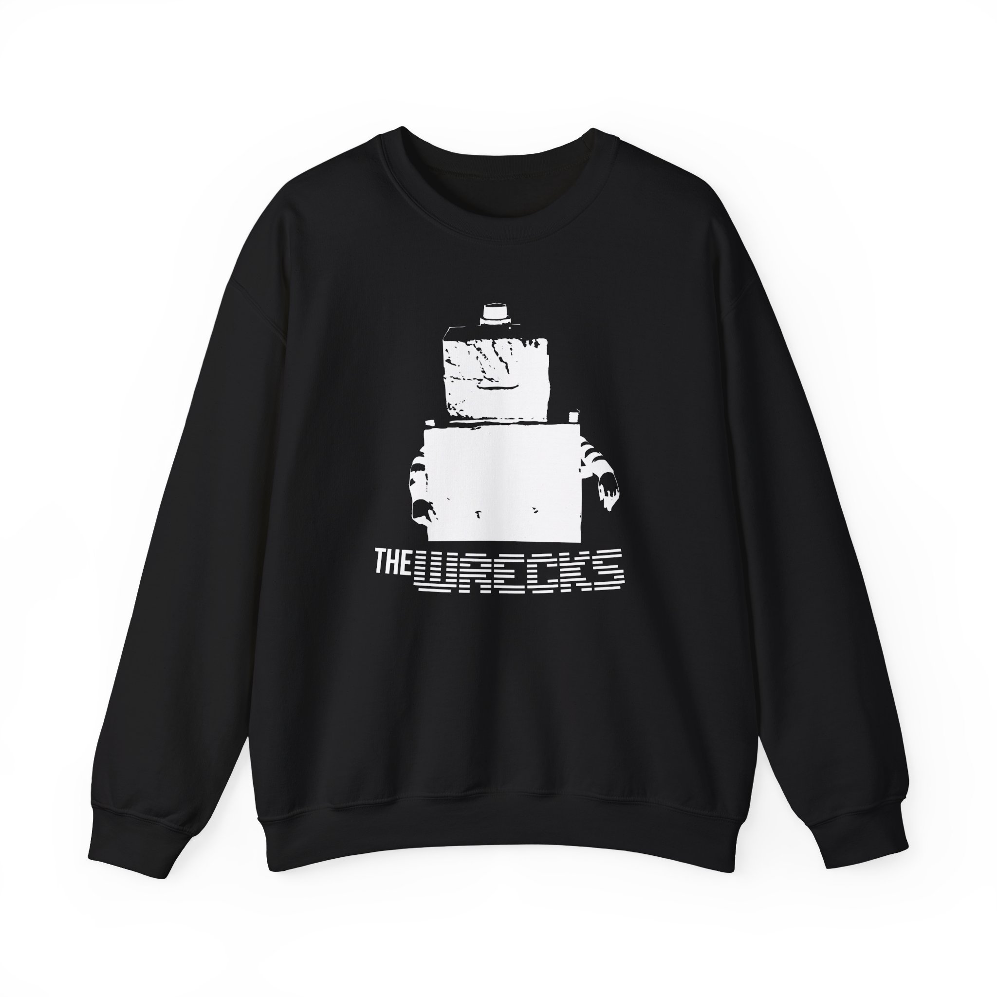 The Wrecks Robot Unisex Heavy Blendâ„¢ Crewneck Sweatshirt