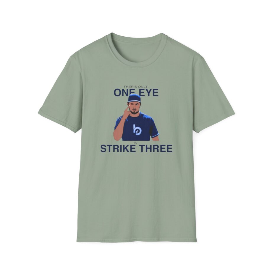 Trevor Bauer One Eye Strike Three Unisex Softstyle T-Shirt