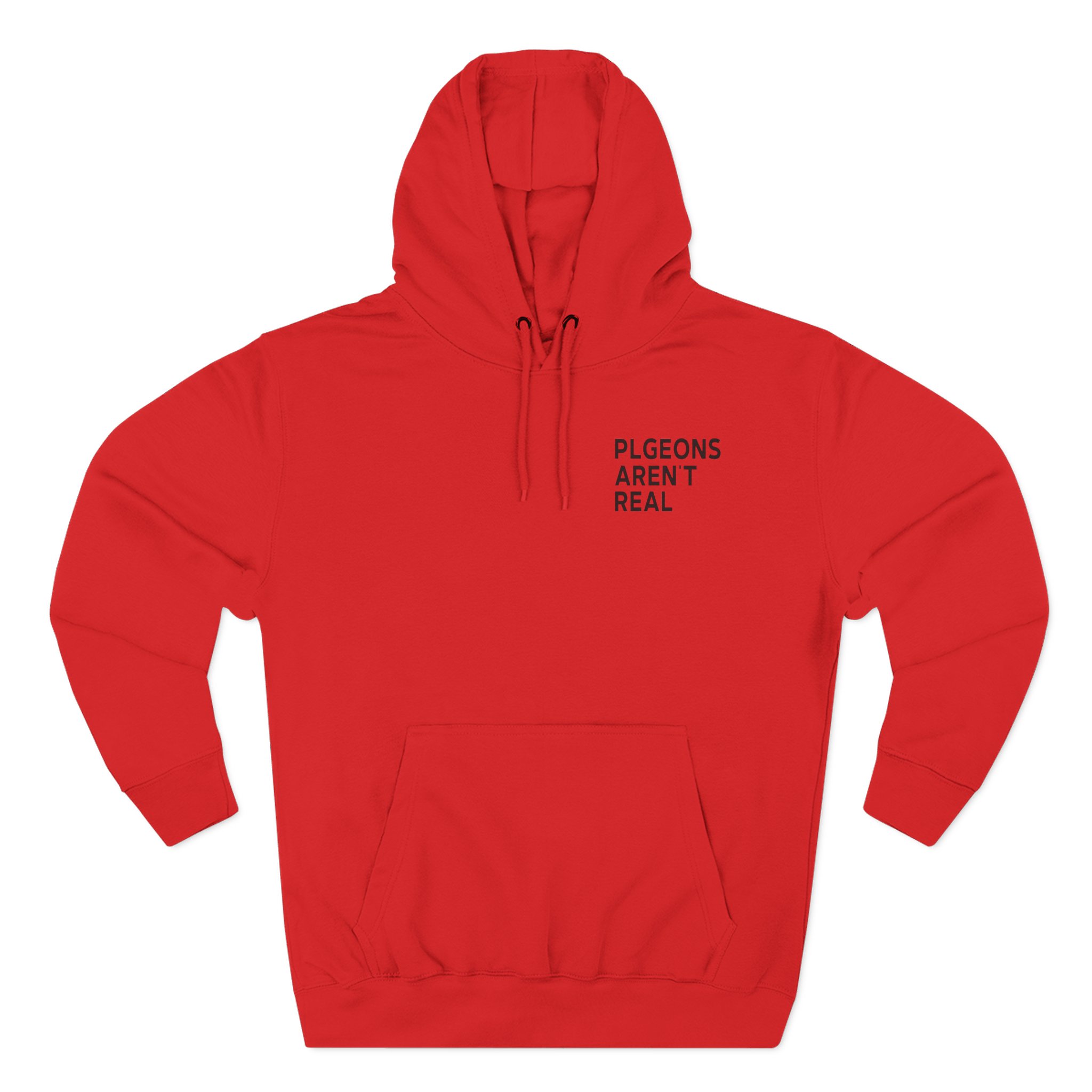 Birds Arent Real I am a Lie Three-Panel Fleece Hoodie