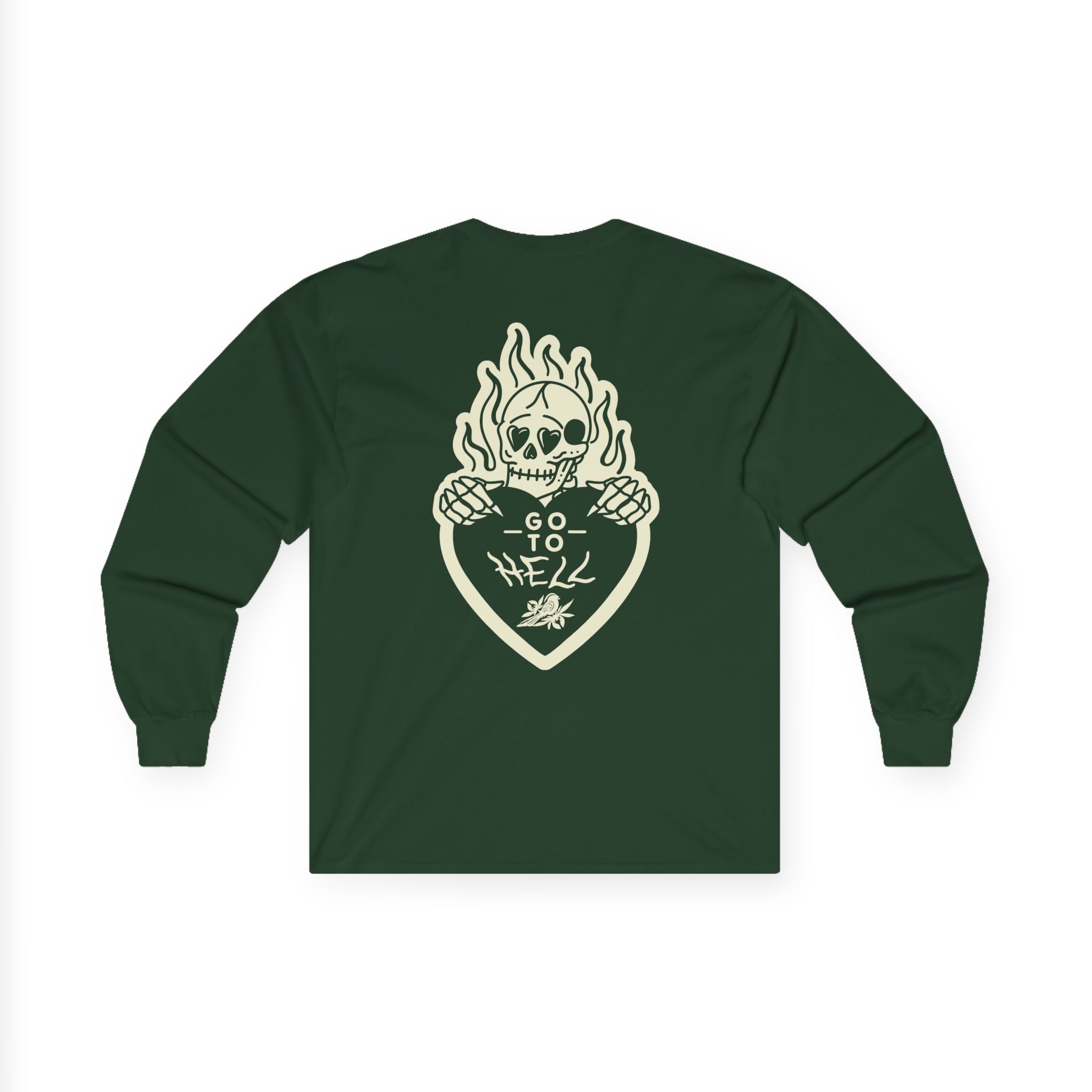 Bayside Go to Hell Unisex Ultra Cotton Long Sleeve Tee