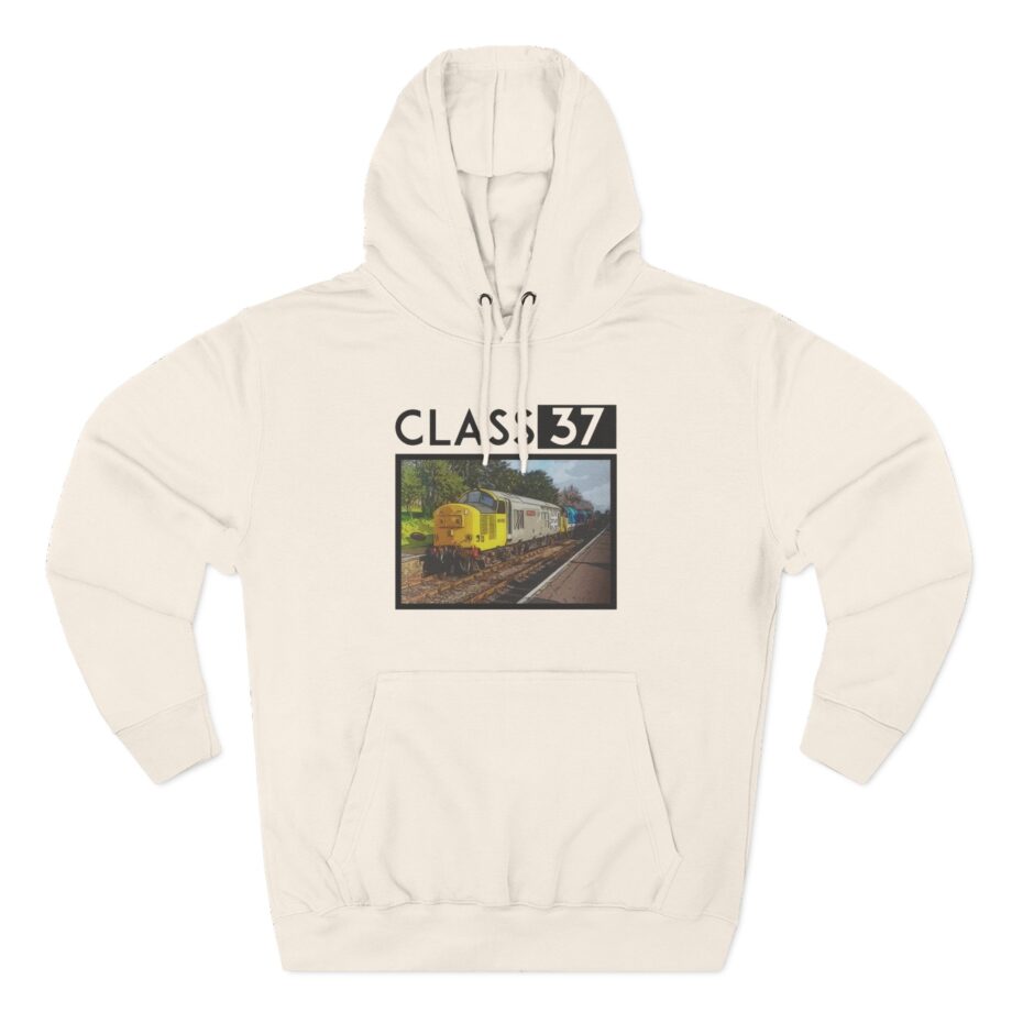 Ryan Windridge Class 37 Train Three-Panel Fleece Hoodie