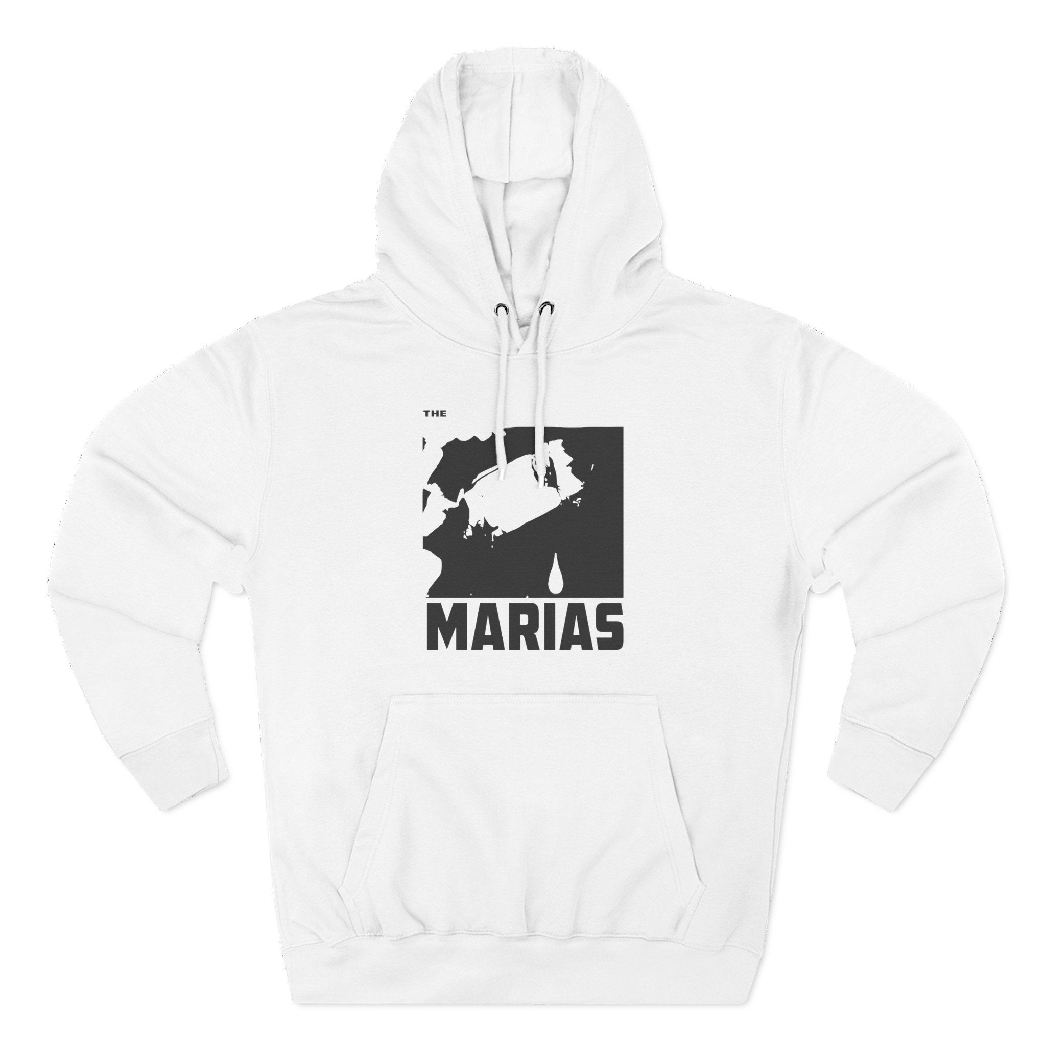 The Marias Tear Drop Three-Panel Fleece Hoodie