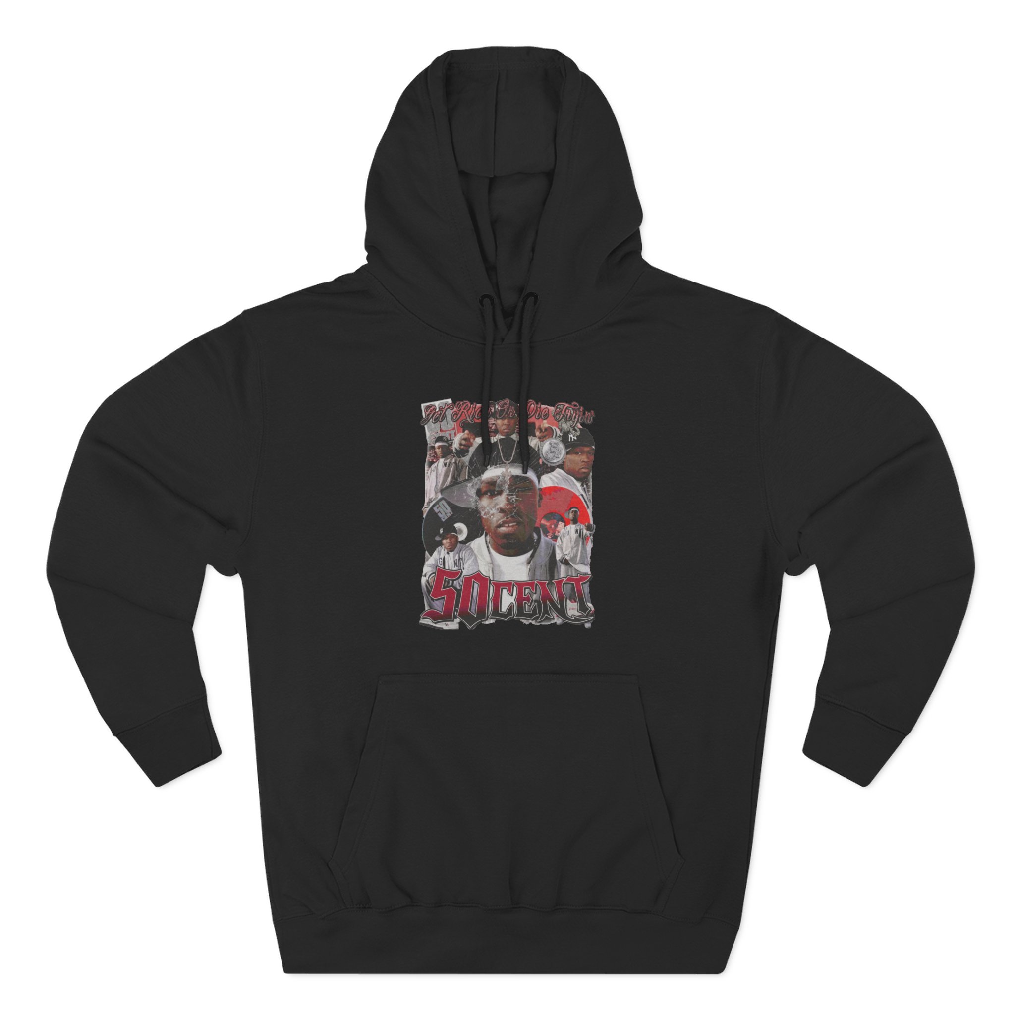 50 Cent Three-Panel Fleece Hoodie
