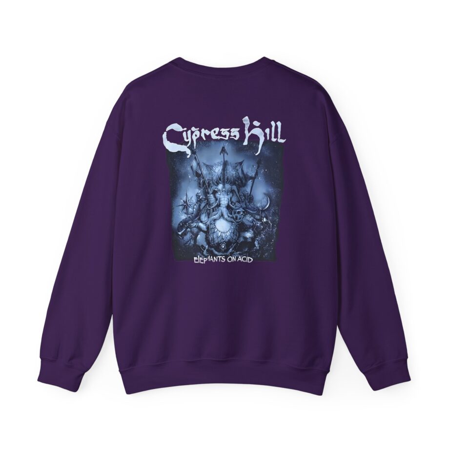 Cypress Hill Elephants on Acid Unisex Heavy Blend™ Crewneck Sweatshirt