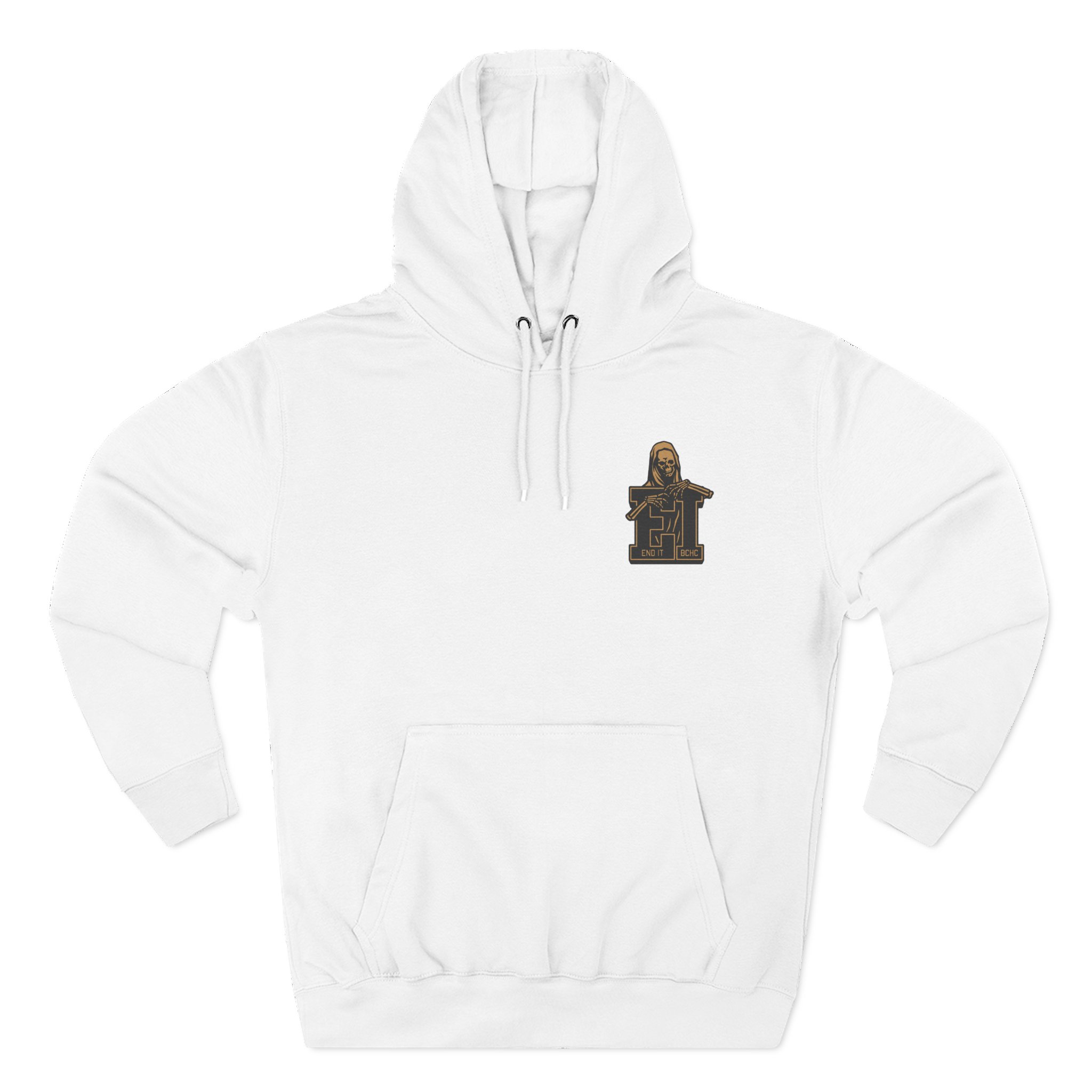 End It Bchc Reaper Emblem Three-Panel Fleece Hoodie