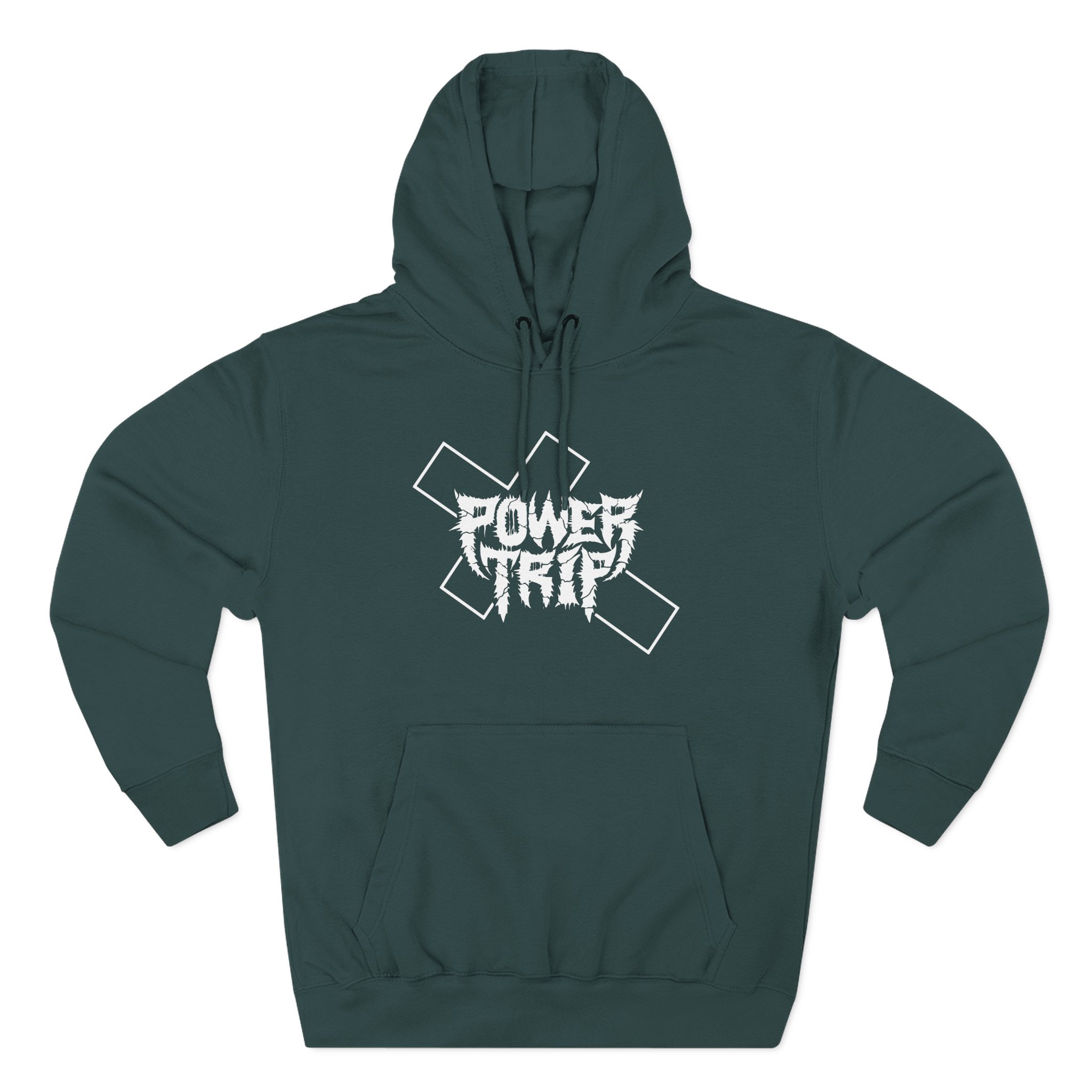 Power Trip Cross Three-Panel Fleece Hoodie