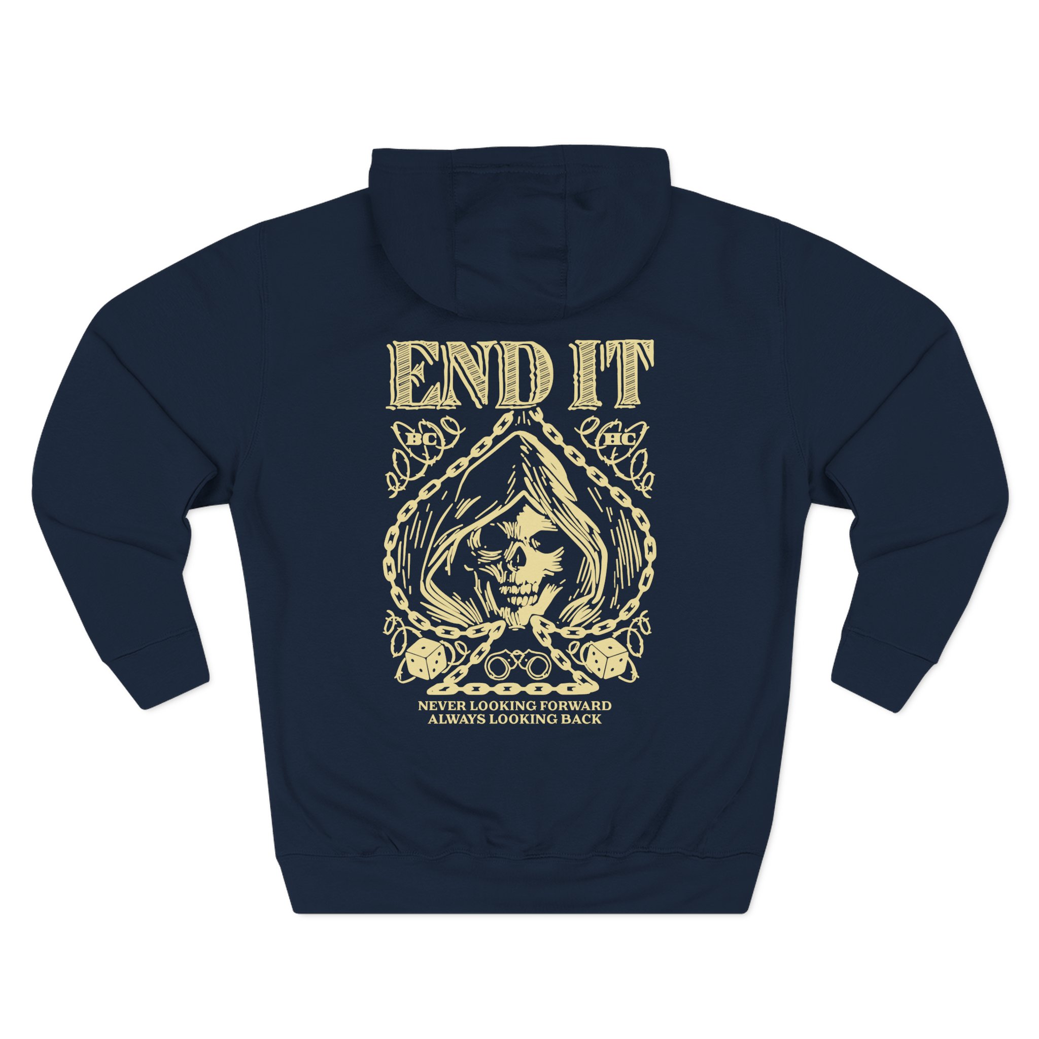 End It Spade Reaper Three-Panel Fleece Hoodie