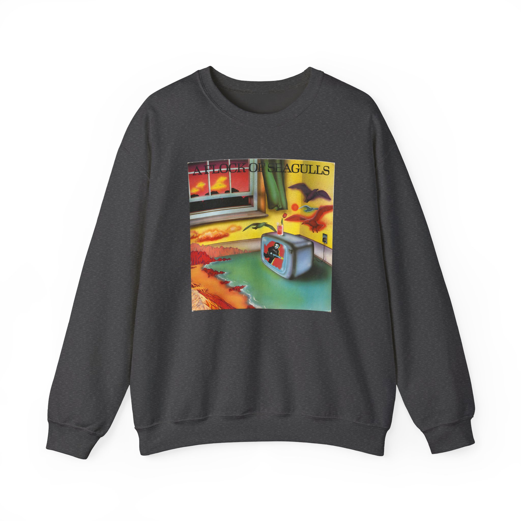 A Flock of Seagulls Original Album Cover Unisex Heavy Blendâ„¢ Crewneck Sweatshirt