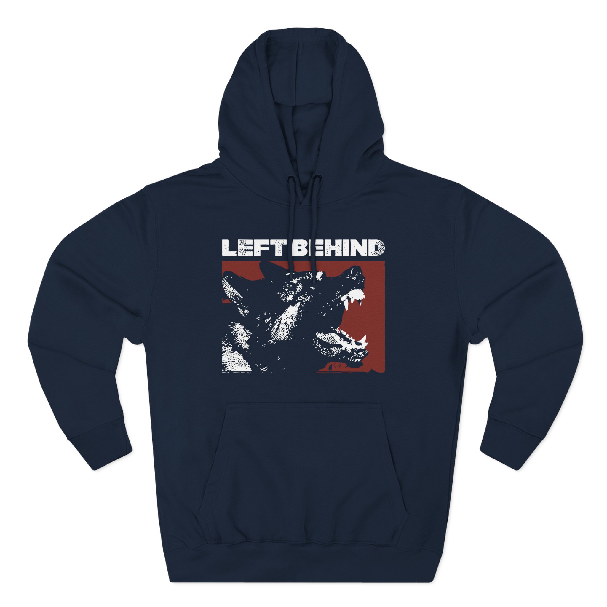 Left Behind Dog Three-Panel Fleece Hoodie