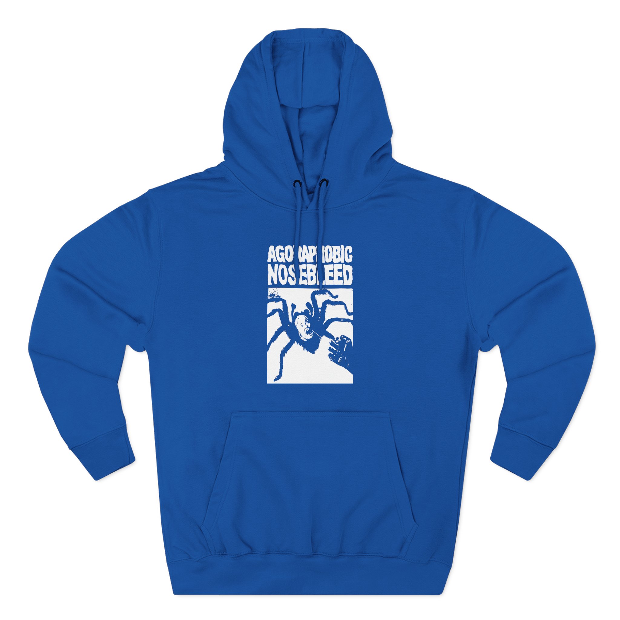 Agoraphobic Nosebleed Spider Three-Panel Fleece Hoodie