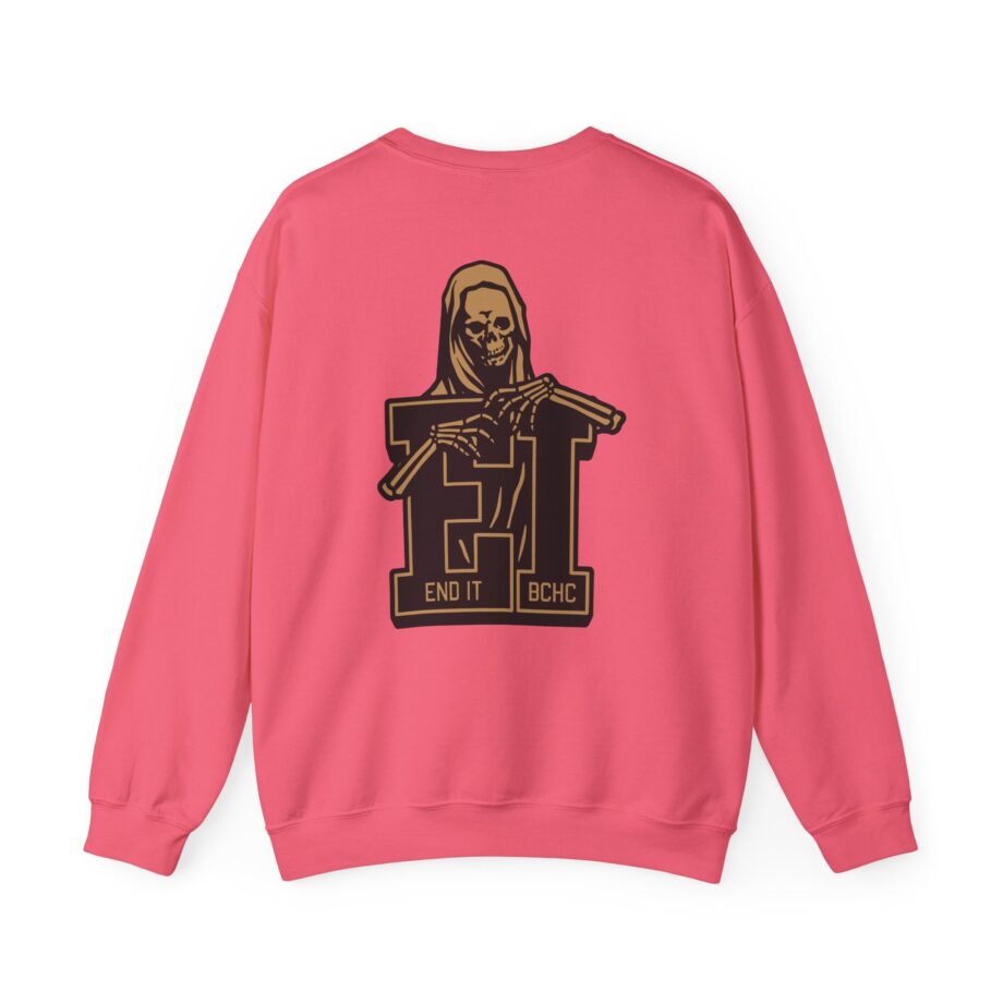 End It Bchc Reaper Emblem Unisex Heavy Blend™ Crewneck Sweatshirt