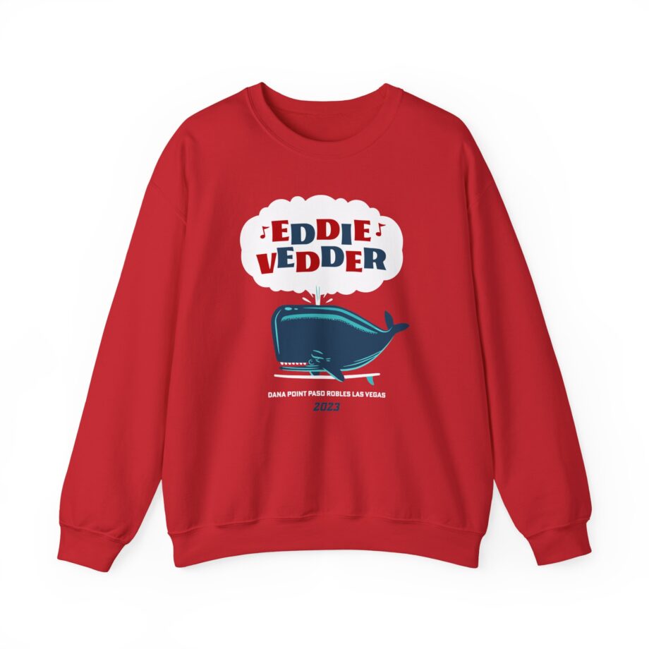 Eddie Vedder Whale Unisex Heavy Blend™ Crewneck Sweatshirt
