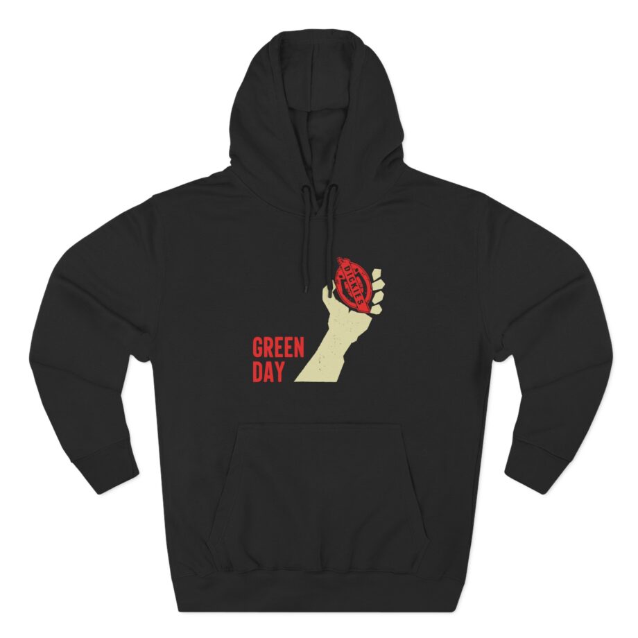 Green Day Dickies Heart Grenade Three-Panel Fleece Hoodie