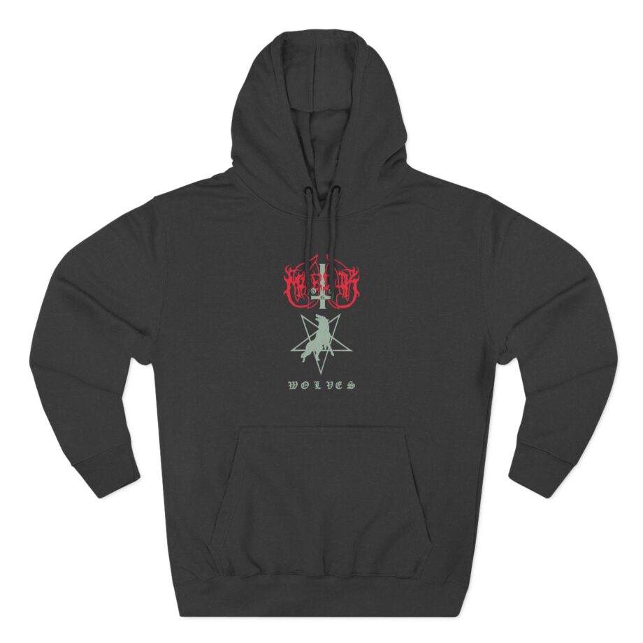 Marduk Wolves Three-Panel Fleece Hoodie