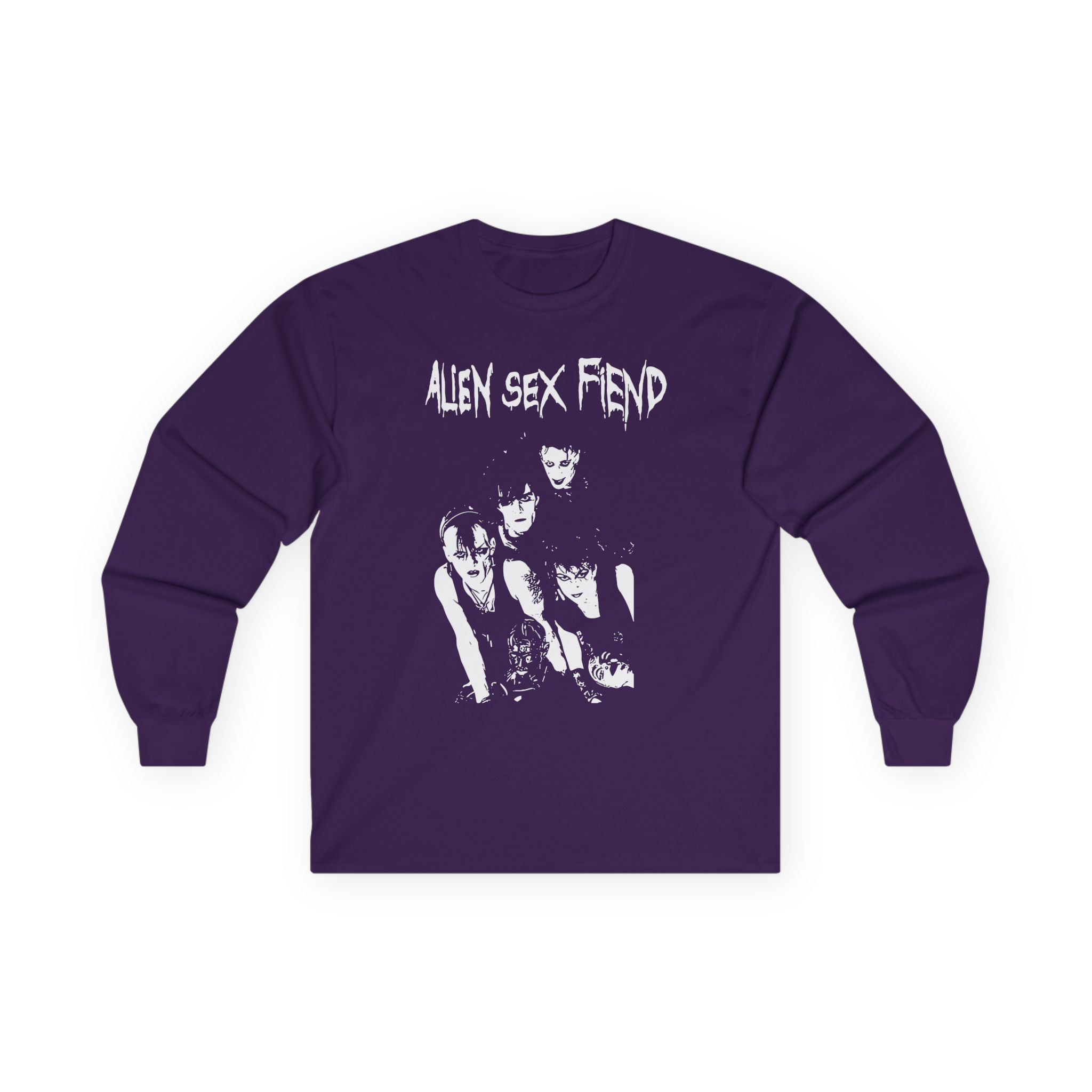 Alien Sex Fiend Band Photo Unisex Ultra Cotton Long Sleeve Tee