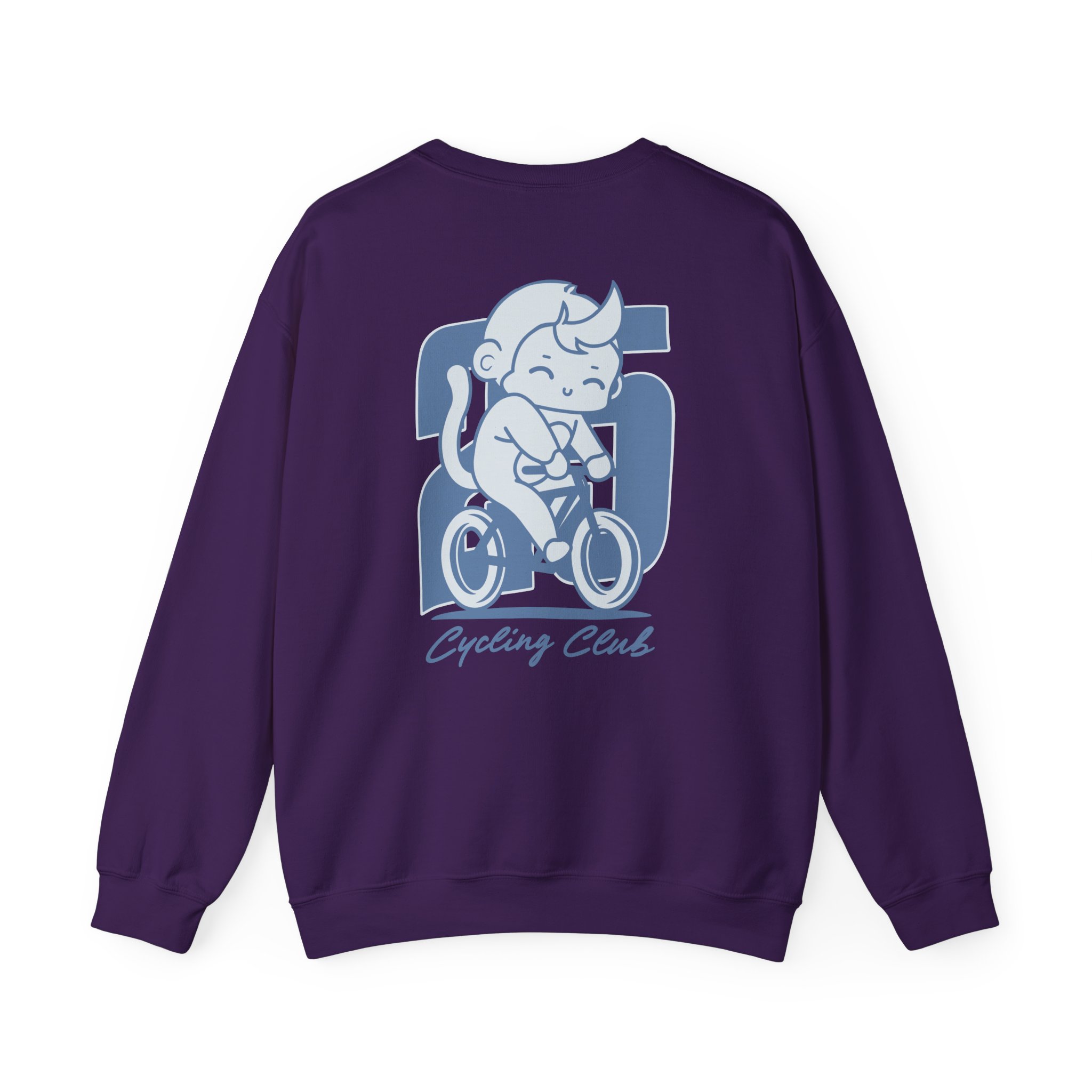 Cdawgva Monke Cycle Unisex Heavy Blendâ„¢ Crewneck Sweatshirt