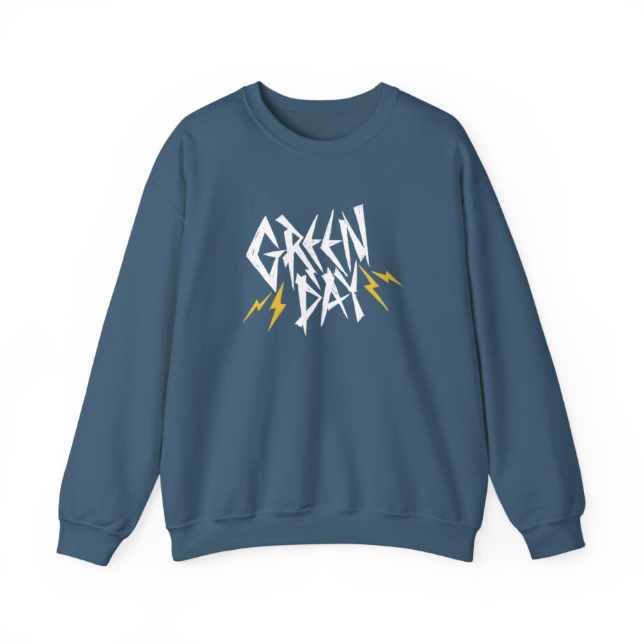 Green Day Bolt Logo Unisex Heavy Blend™ Crewneck Sweatshirt