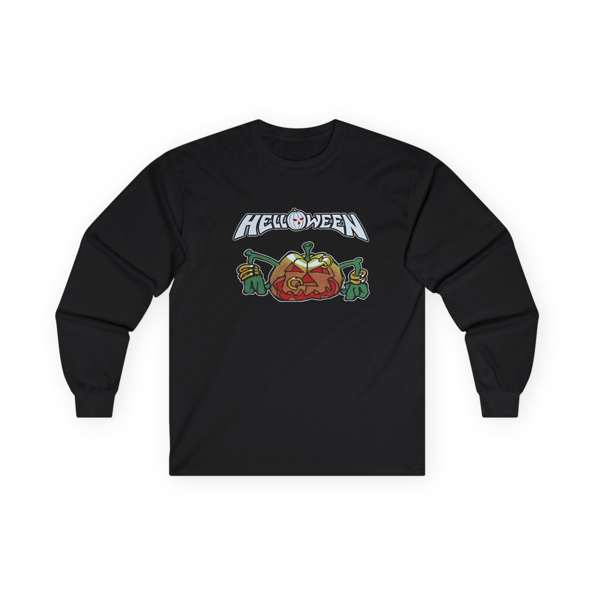 Helloween Rings Pumpkin Unisex Ultra Cotton Long Sleeve Tee