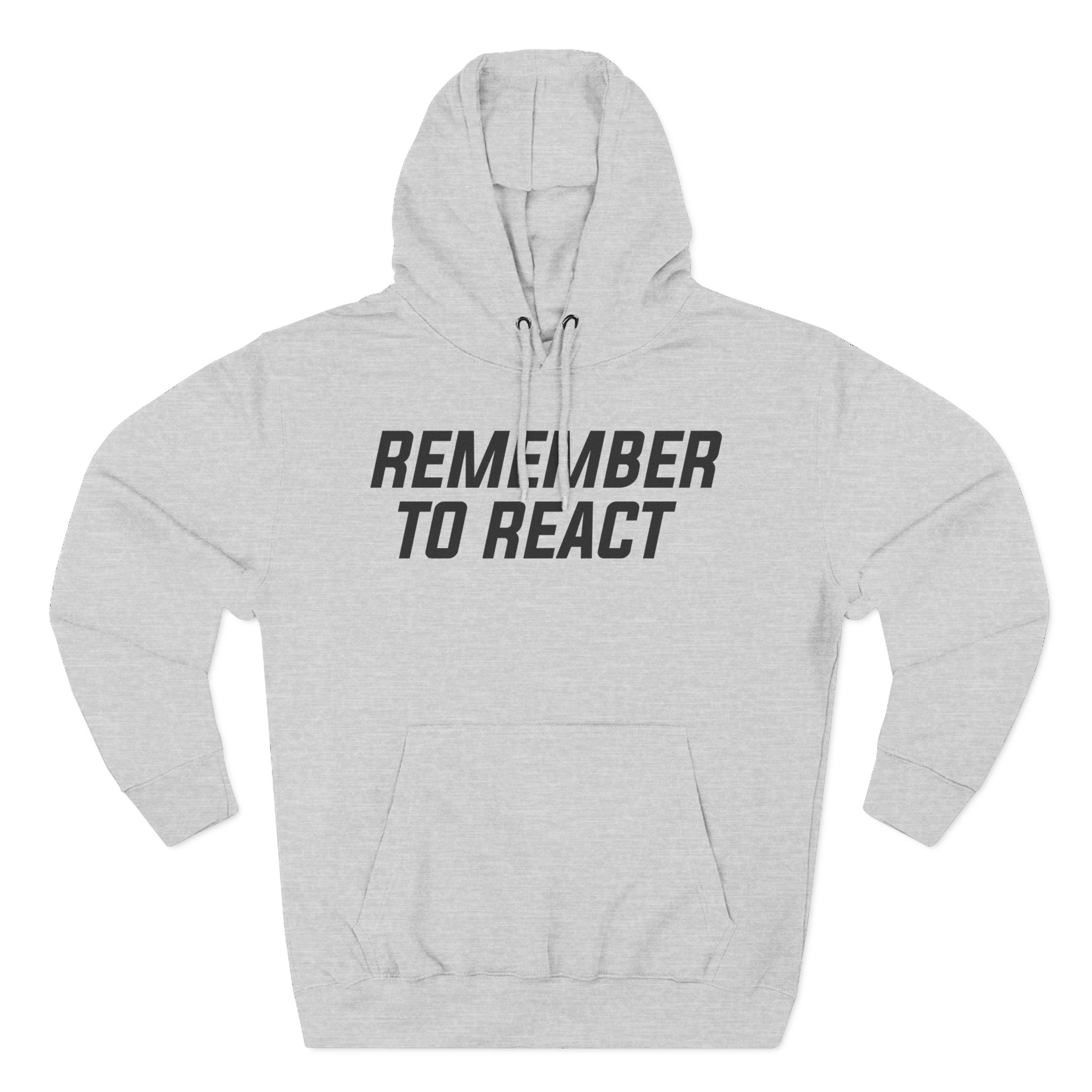 Jenny Holzer Remember to React Three-Panel Fleece Hoodie
