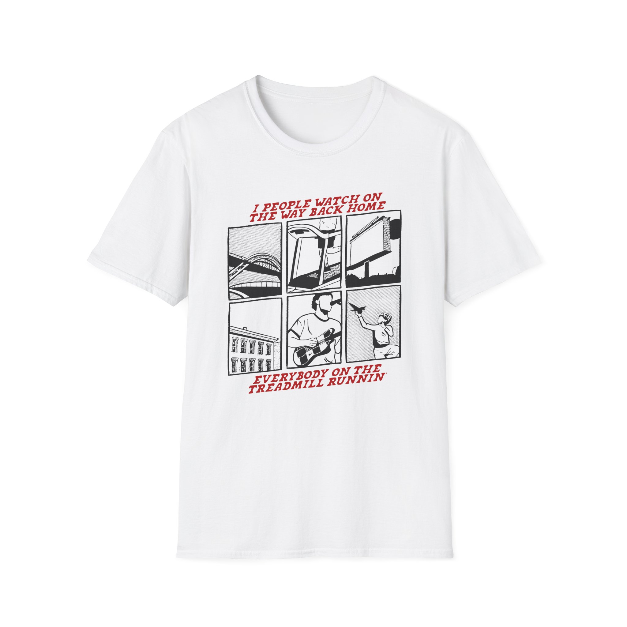 Sam Fender People Watching Unisex Softstyle T-Shirt