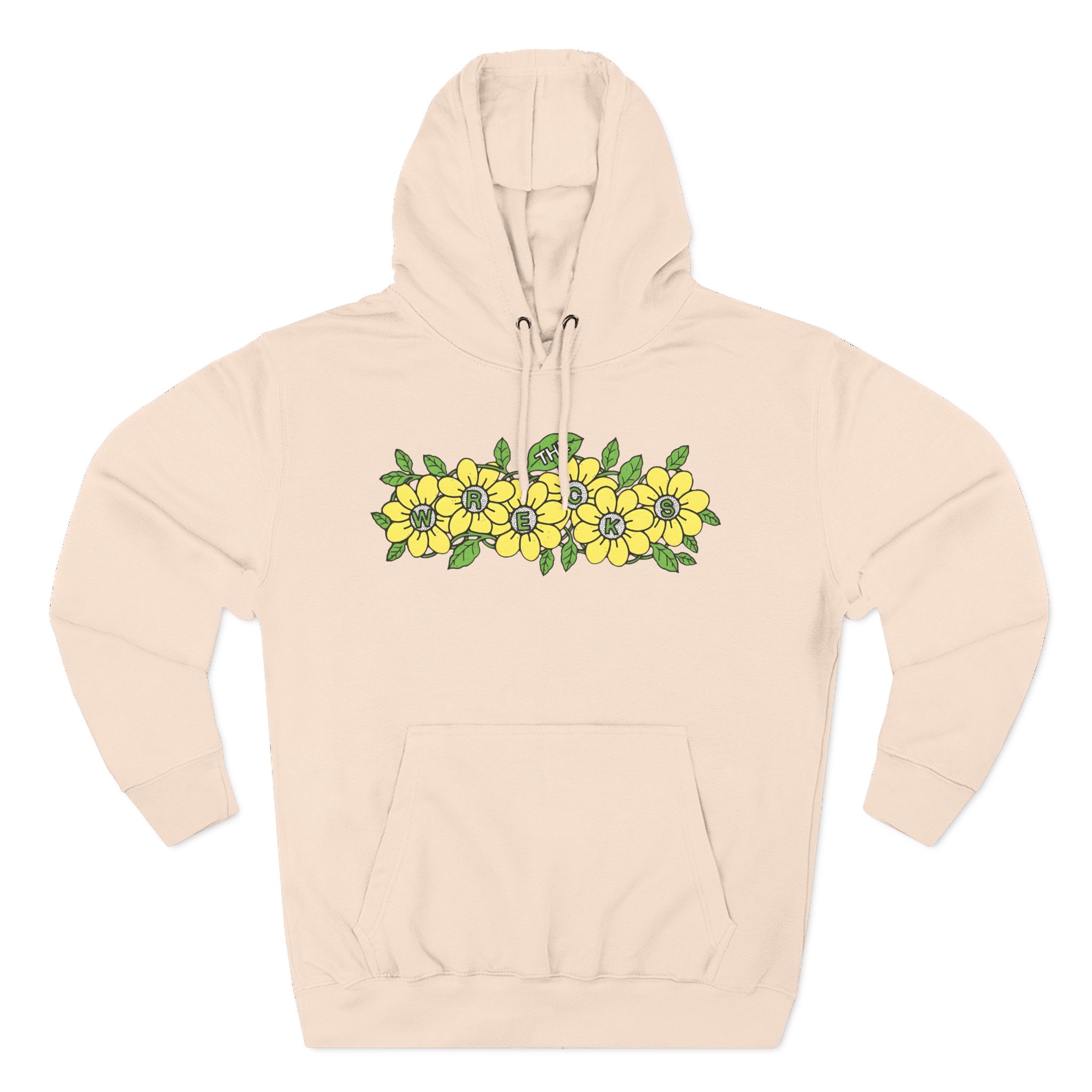The Wrecks Flower Three-Panel Fleece Hoodie