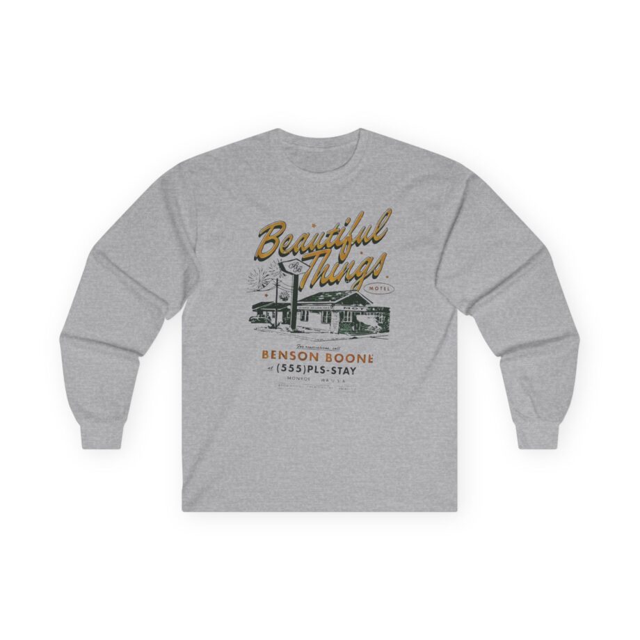 Benson Boone Beautiful Things Motel Unisex Ultra Cotton Long Sleeve Tee
