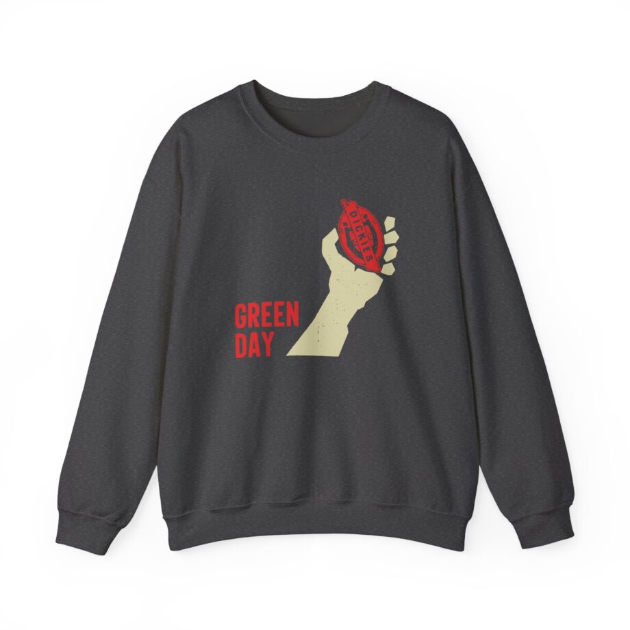 Green Day Dickies Heart Grenade Unisex Heavy Blend™ Crewneck Sweatshirt