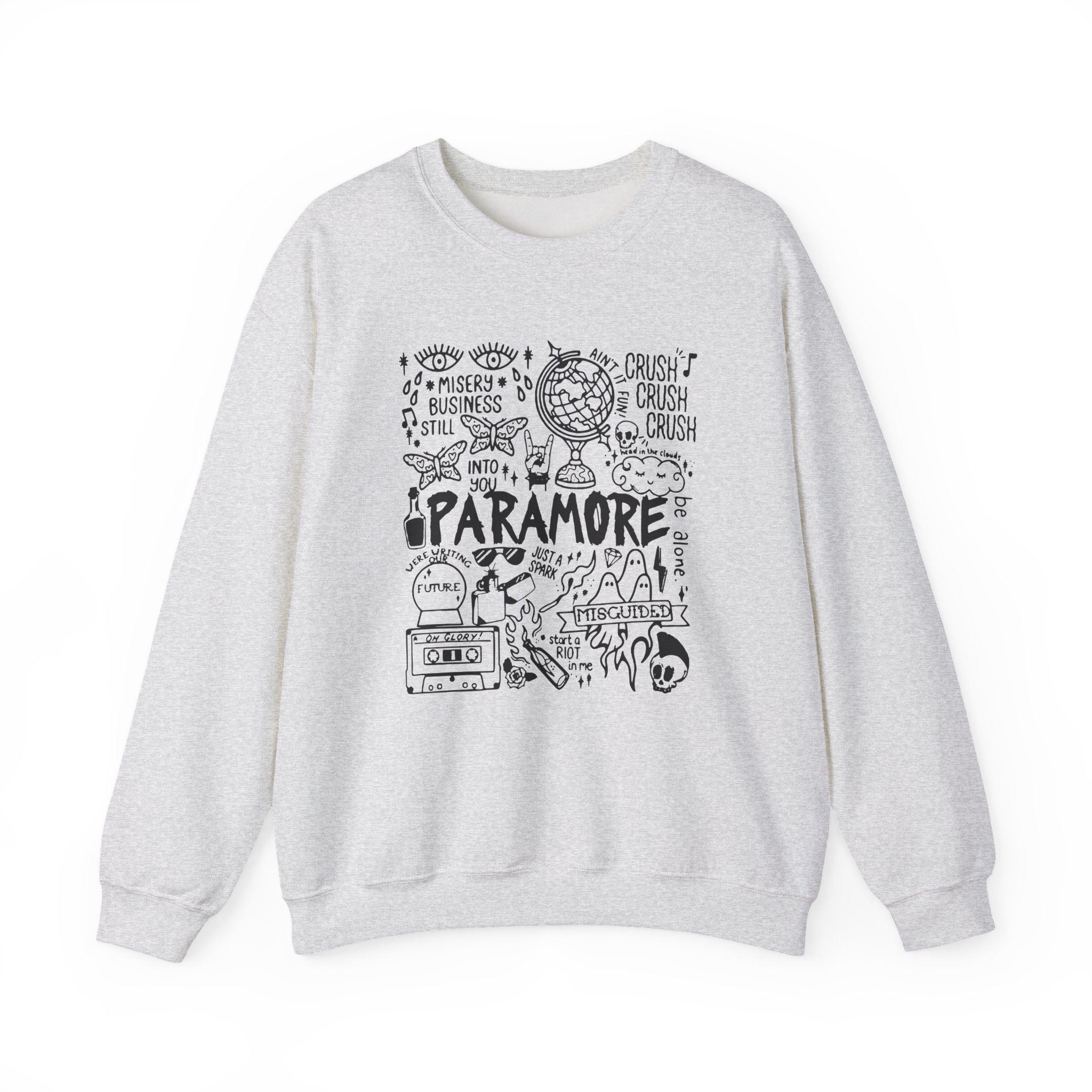 Hayley Willians Camiseta Paramore Emo Rock Unisex Heavy Blendâ„¢ Crewneck Sweatshirt