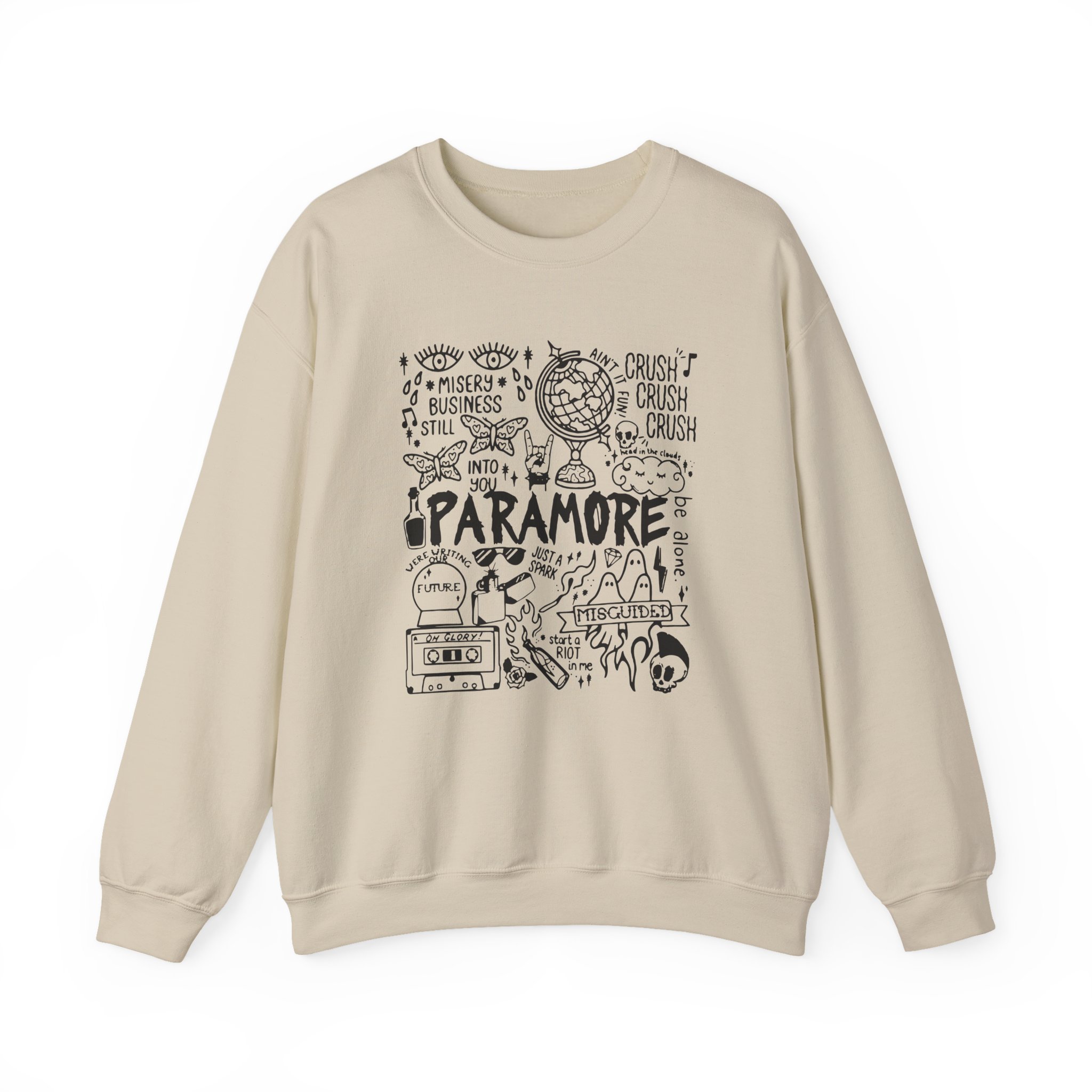 Hayley Willians Camiseta Paramore Emo Rock Unisex Heavy Blendâ„¢ Crewneck Sweatshirt