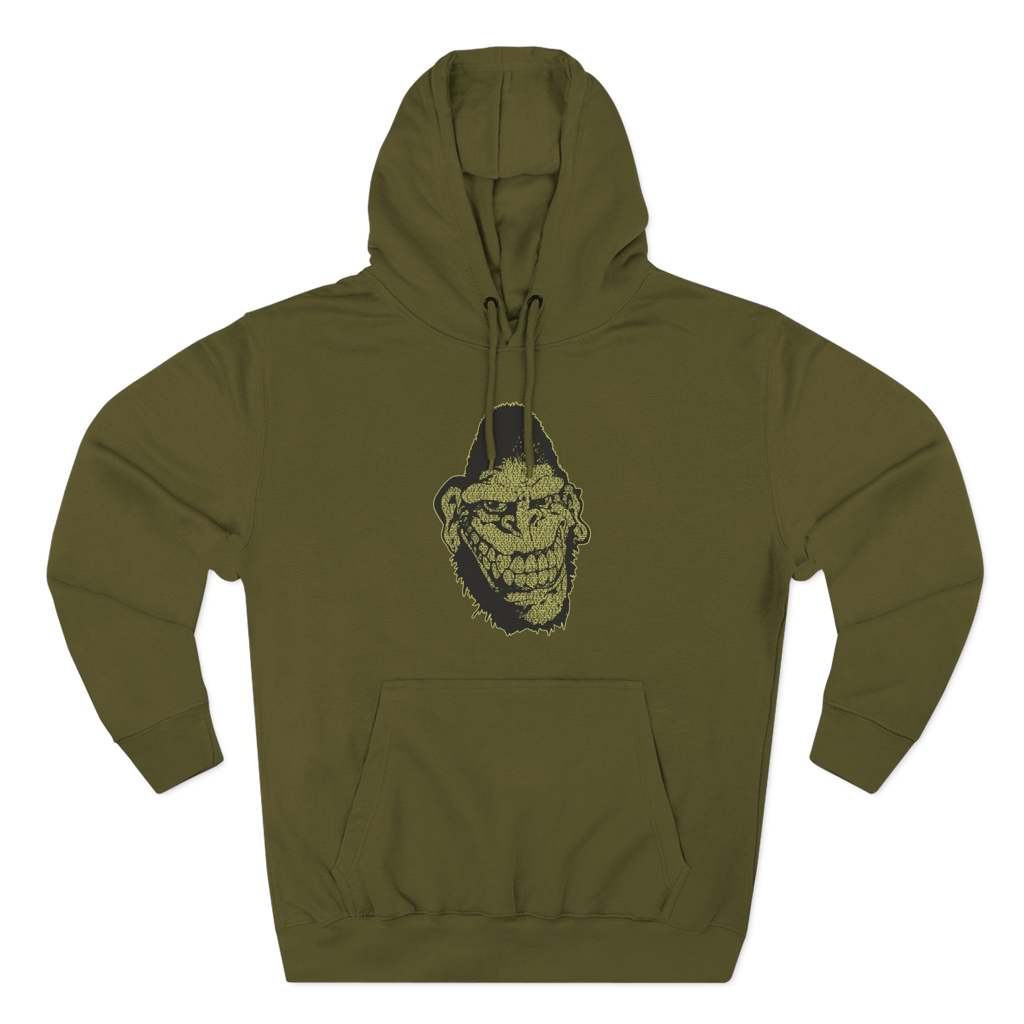Gorilla Biscuits Lyric Head Three-Panel Fleece Hoodie